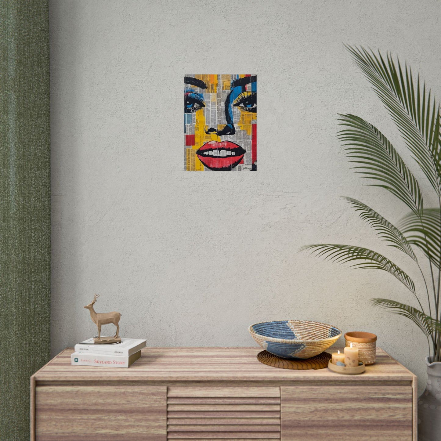 Poster Wall Art - Retro Pop Culture Woman 18 Comic Book Style