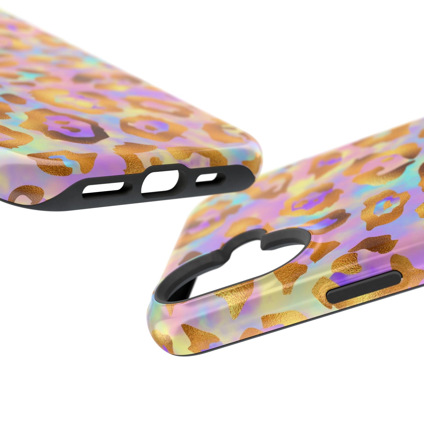 Leopard Print Impact-Resistant Phone Case
