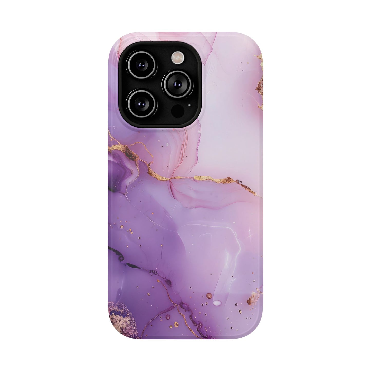 Elegant Purple Marble iPhone Case