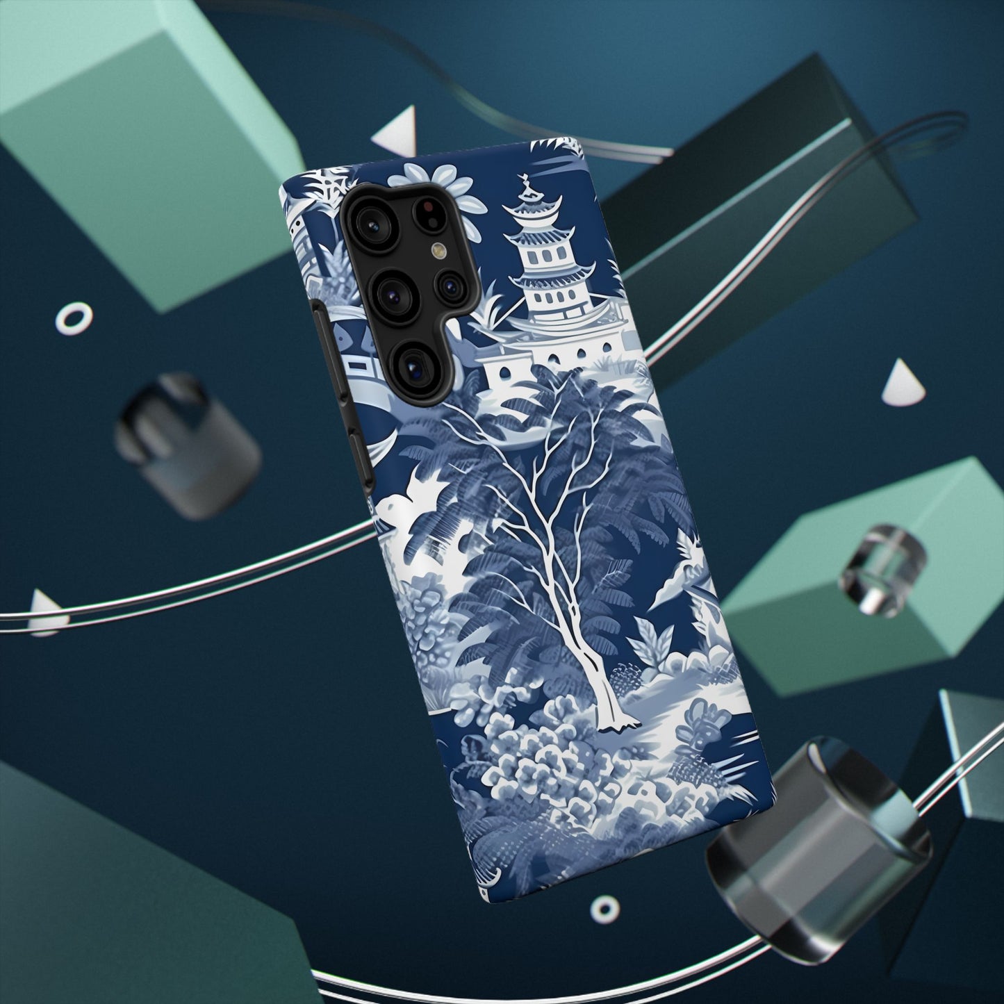 Elegant Blue Landscape Phone Case
