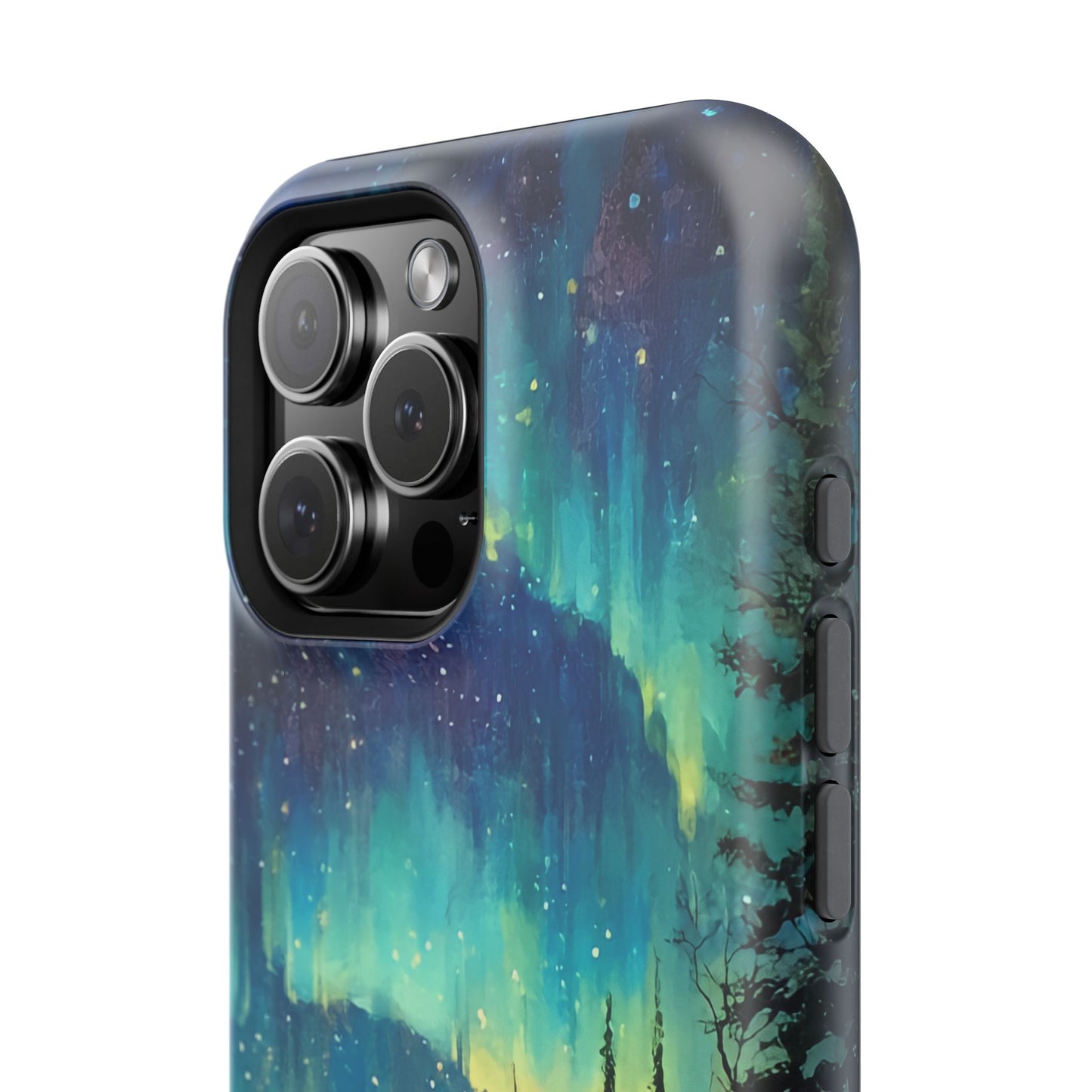 Aurora Borealis Impact-Resistant Phone Case - Durable Protection with Stunning Northern Lights Design