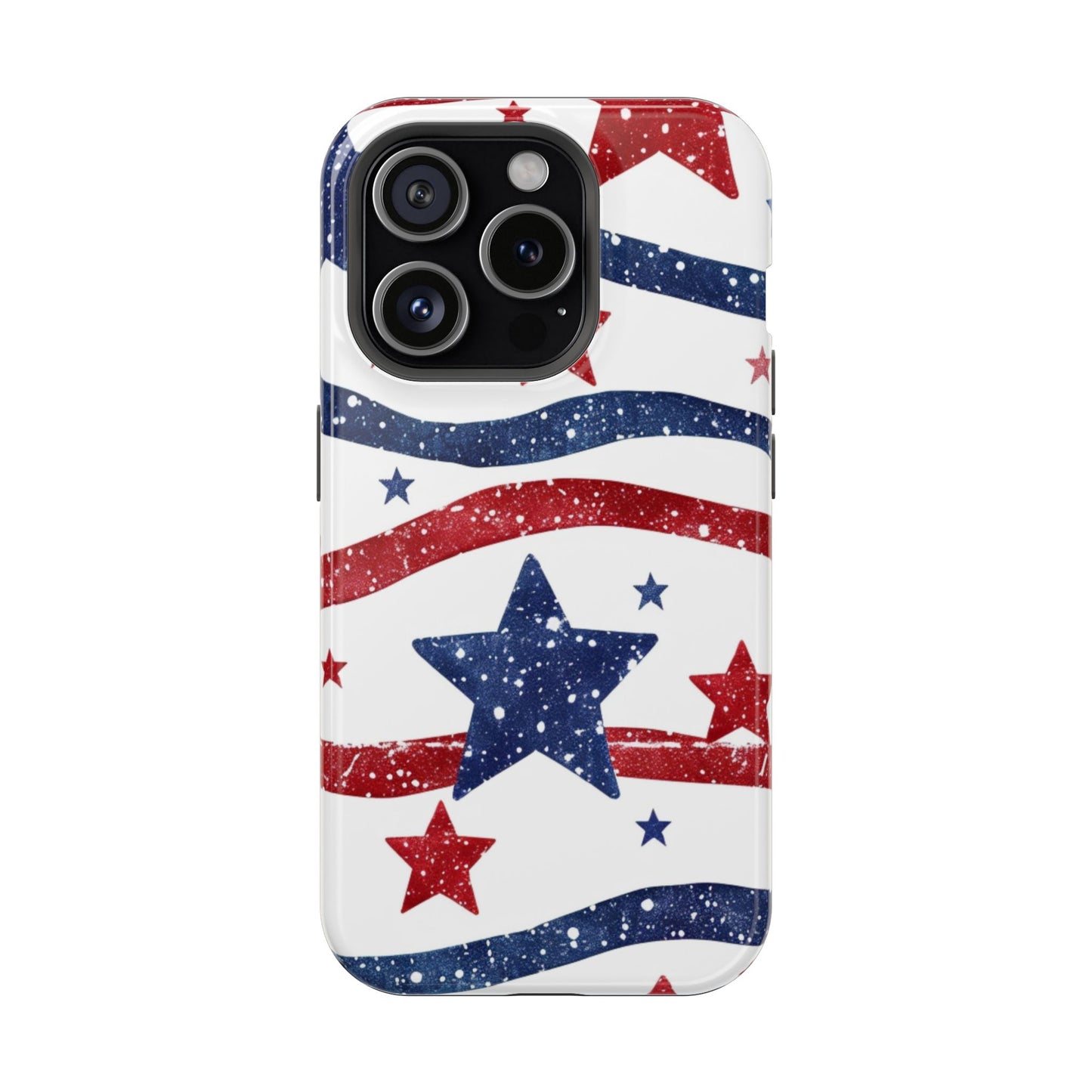 Stars & Stripes Design Impact-Resistant Phone Case
