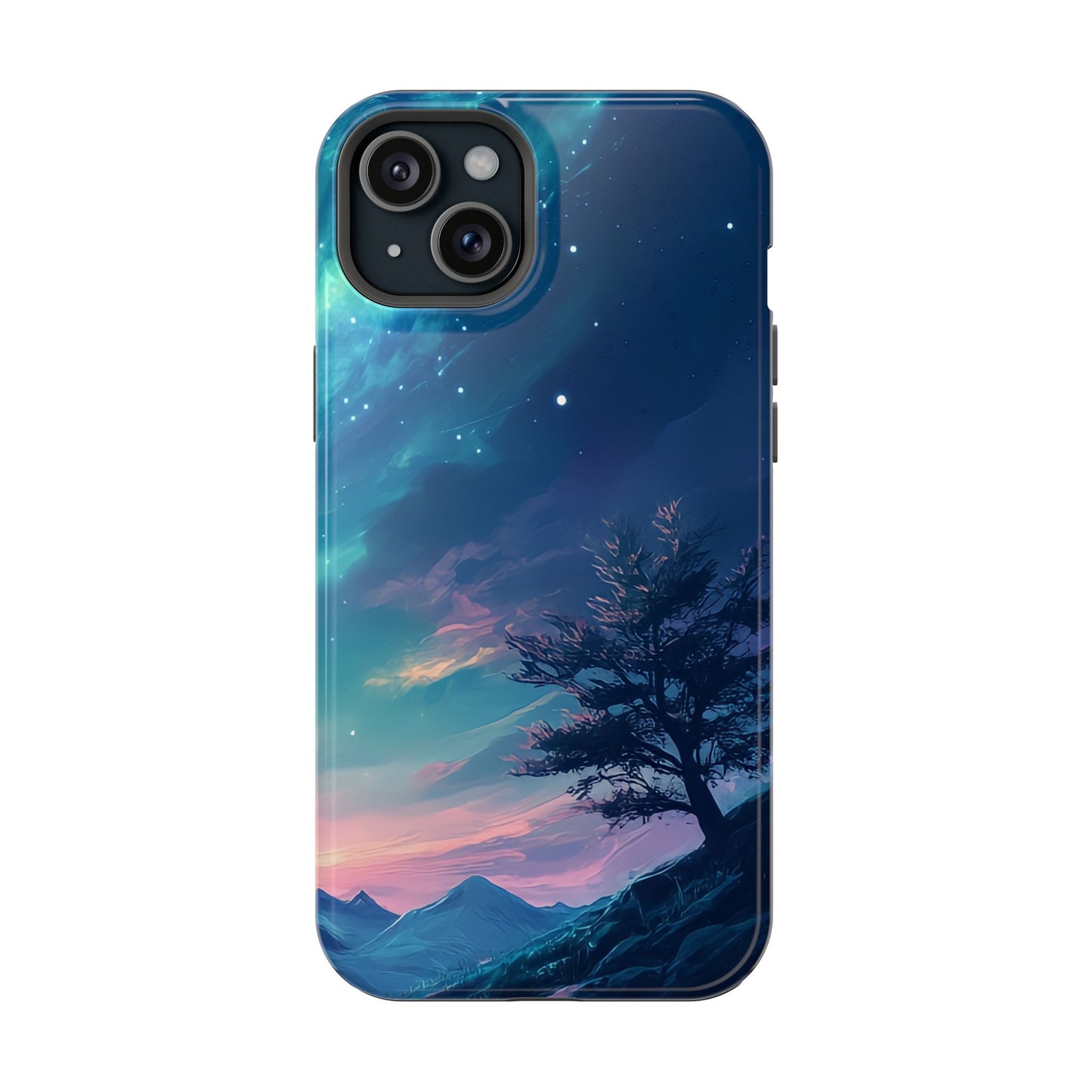 Stunning Galaxy Tree Impact-Resistant Phone Case