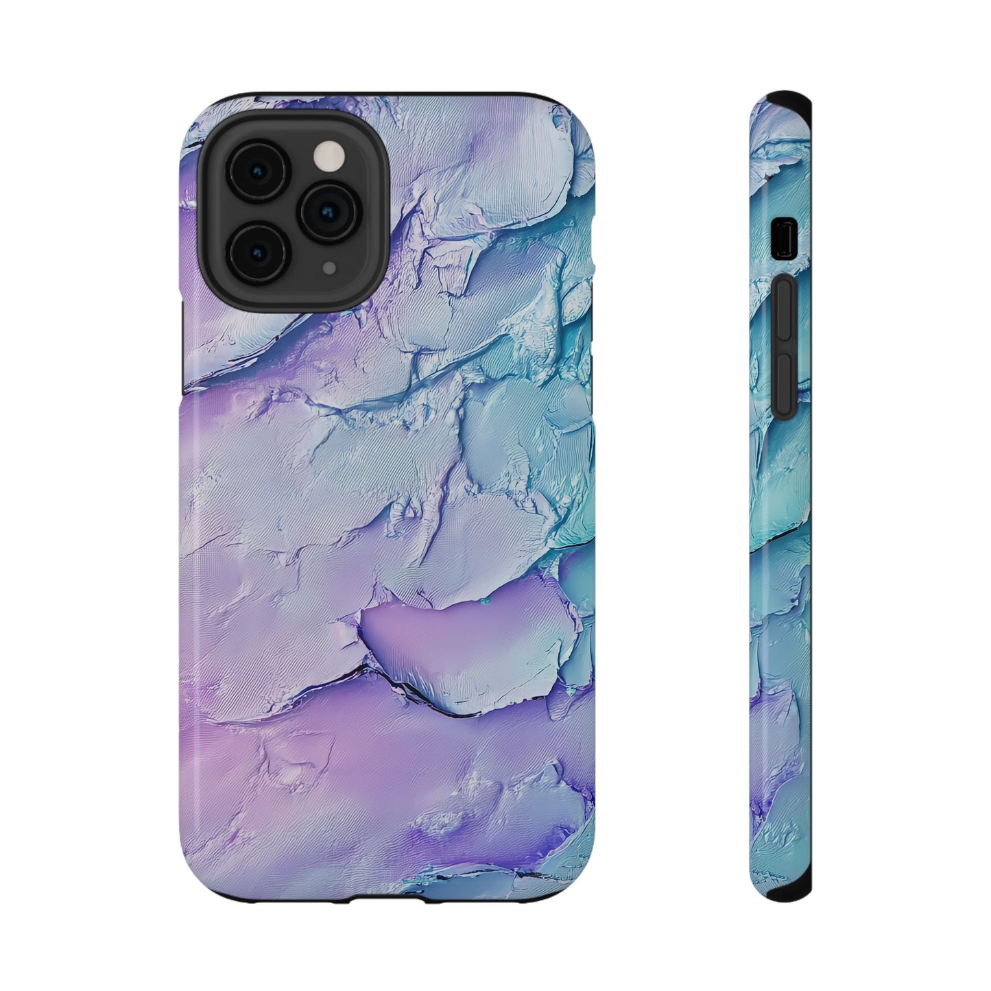 Vibrant Impact-Resistant Phone Case - Colorful Texture Design