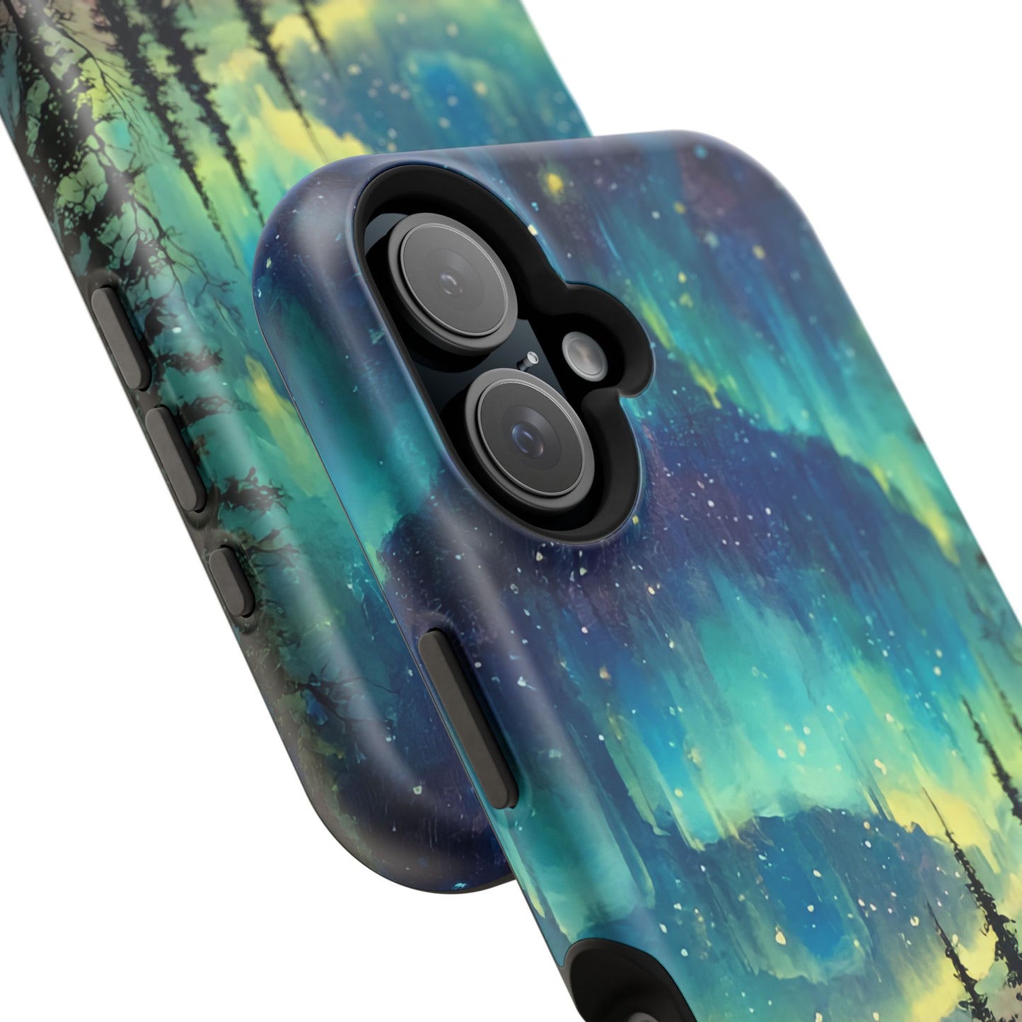 Aurora Borealis Impact-Resistant Phone Case - Durable Protection with Stunning Northern Lights Design