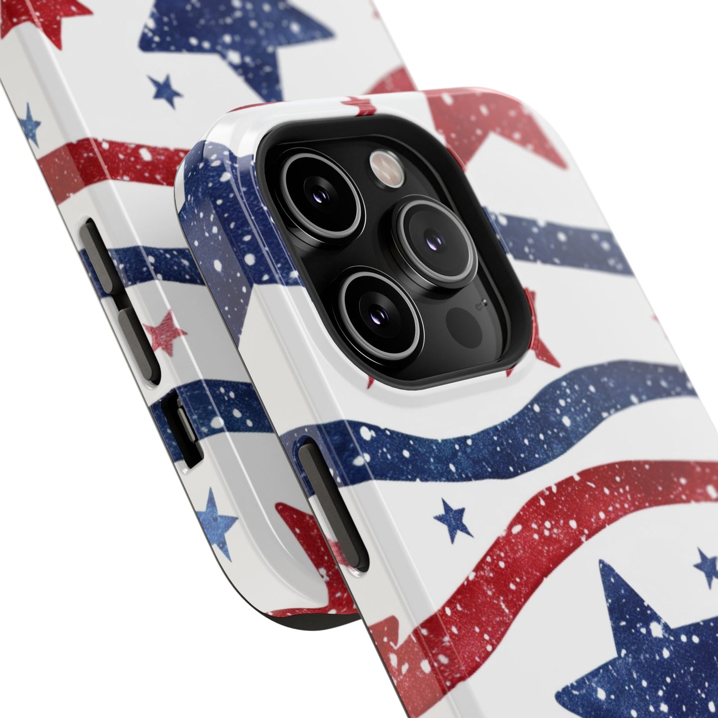 Stars & Stripes Design Impact-Resistant Phone Case