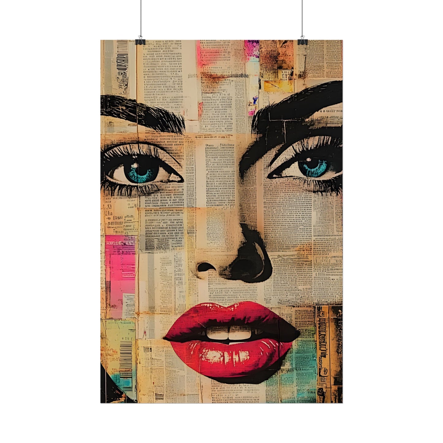 Retro Pop Culture Woman Poster 13 , Comic Wall Art