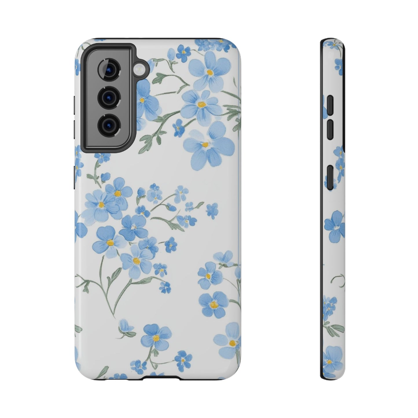 Blue Flower Design Floral Phone Case