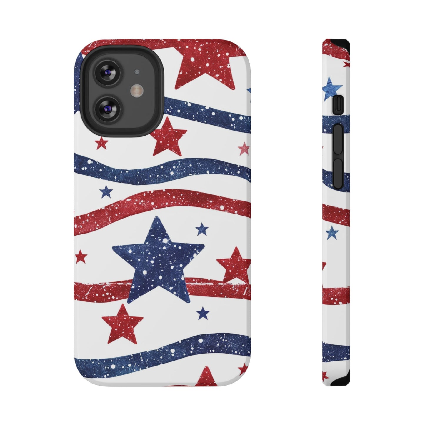 Stars & Stripes Design Impact-Resistant Phone Case