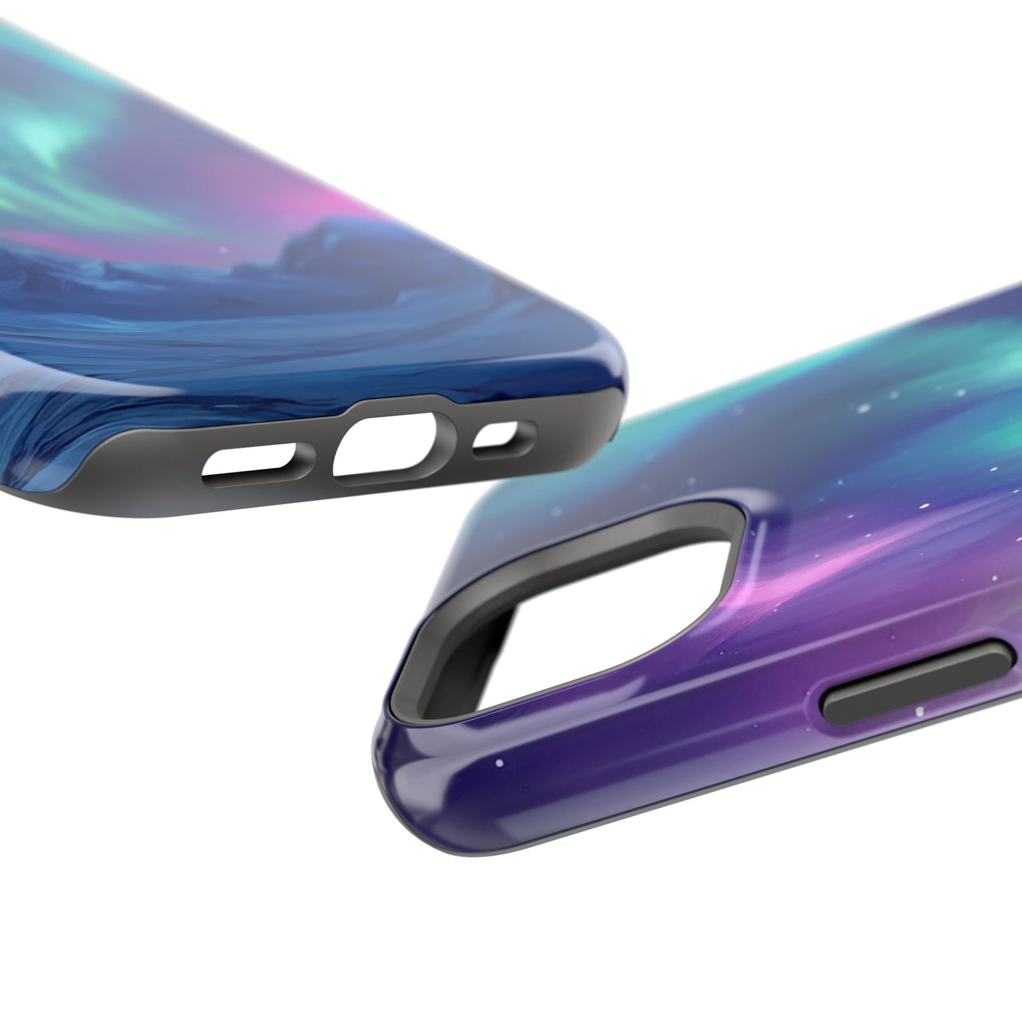 Aurora Borealis Impact-Resistant Phone Case - Colorful Northern Lights Design-2