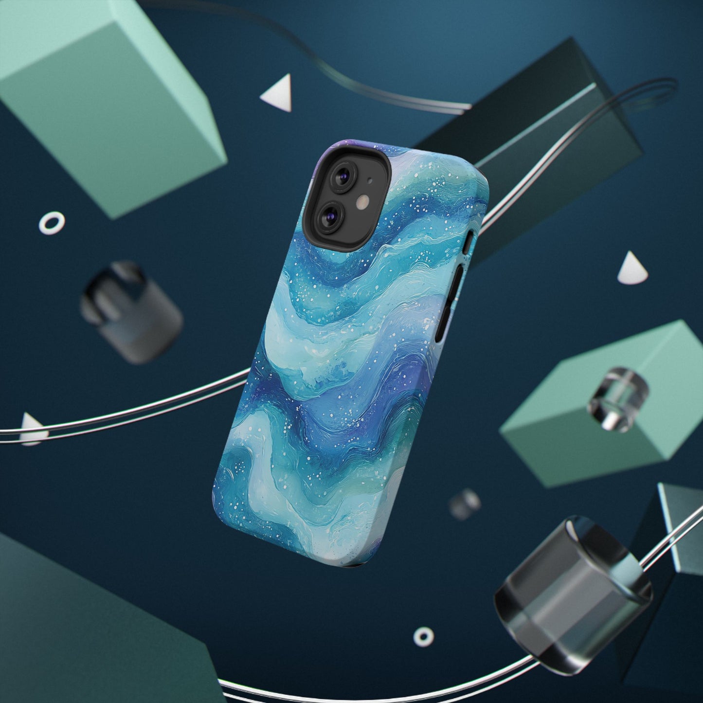 Ocean Wave Impact-Resistant Phone Case - Stylish and Durable Design