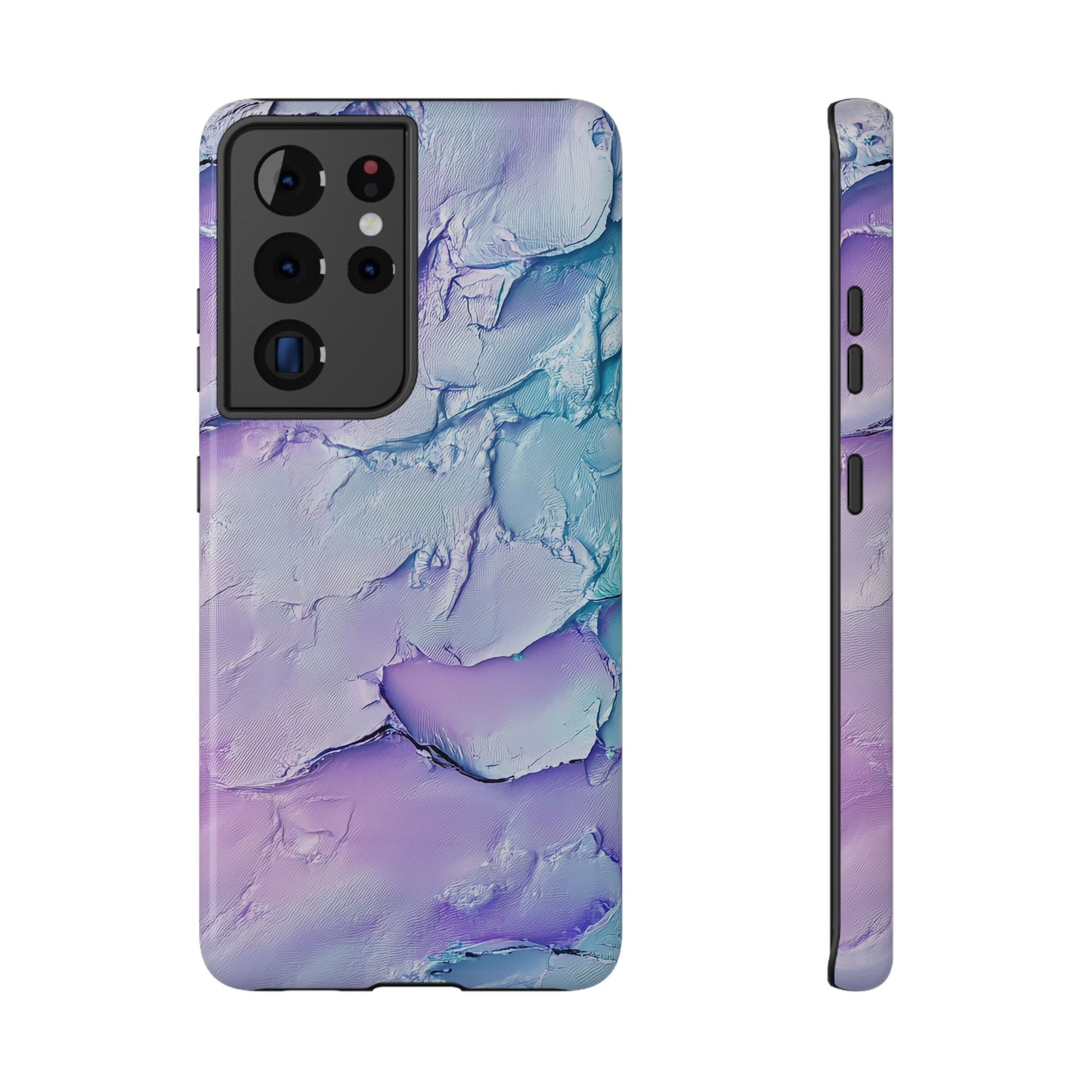 Vibrant Impact-Resistant Phone Case - Colorful Texture Design