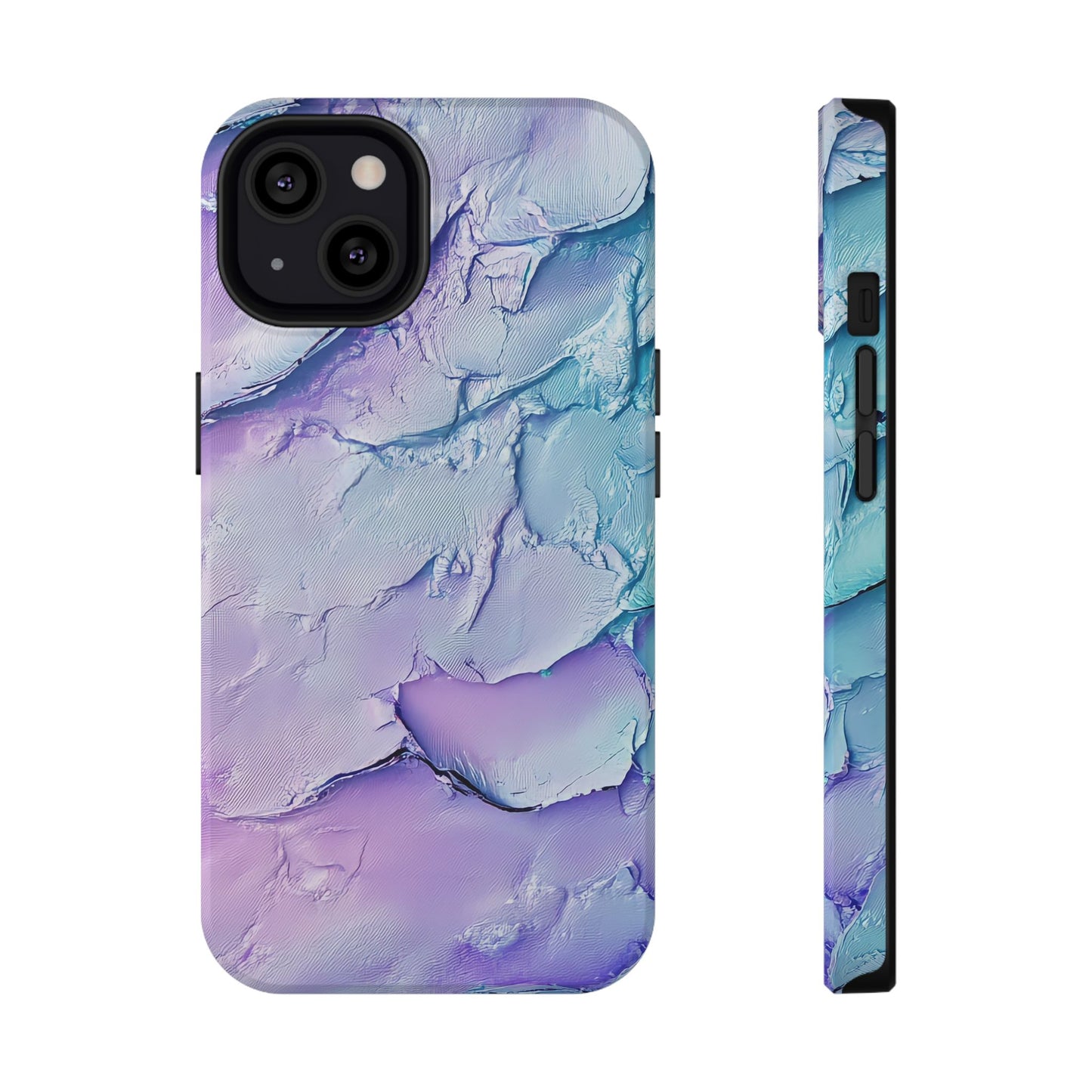 Vibrant Impact-Resistant Phone Case - Colorful Texture Design