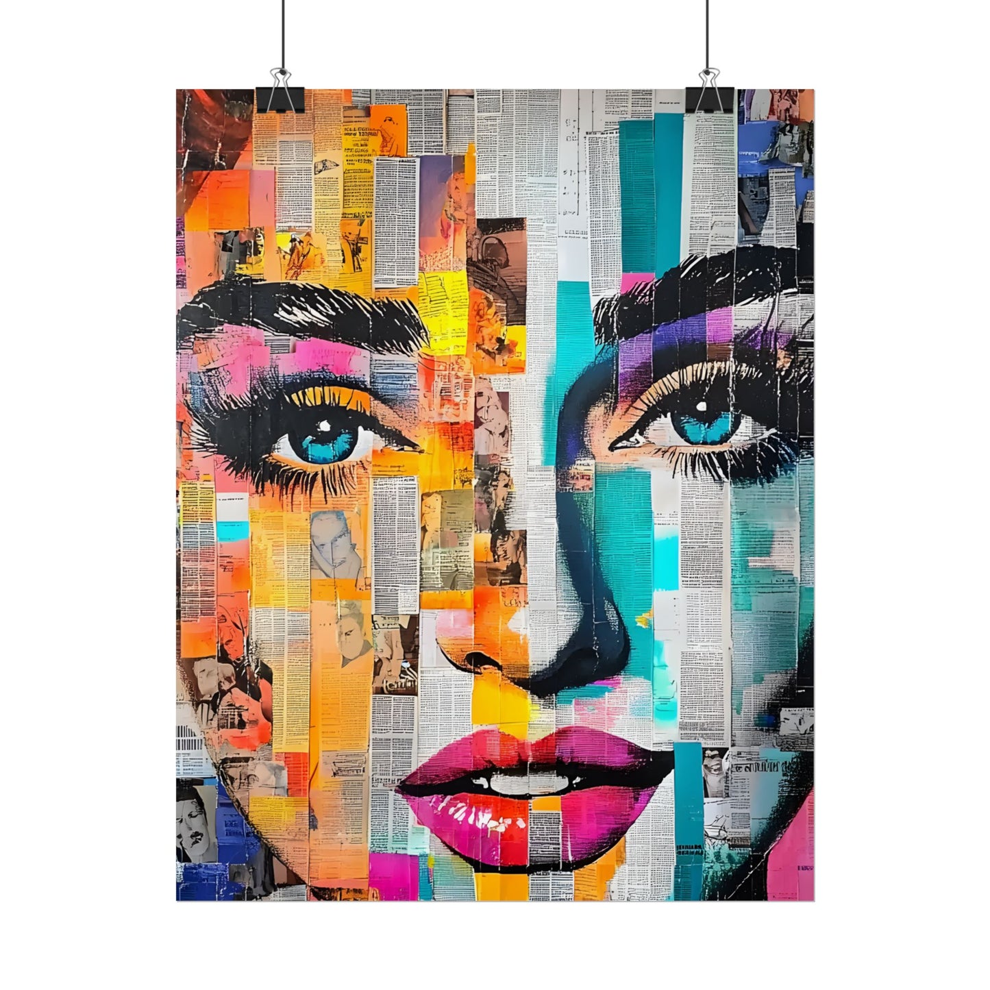 Retro Pop Culture Woman 6-Vibrant Art Wall Decor