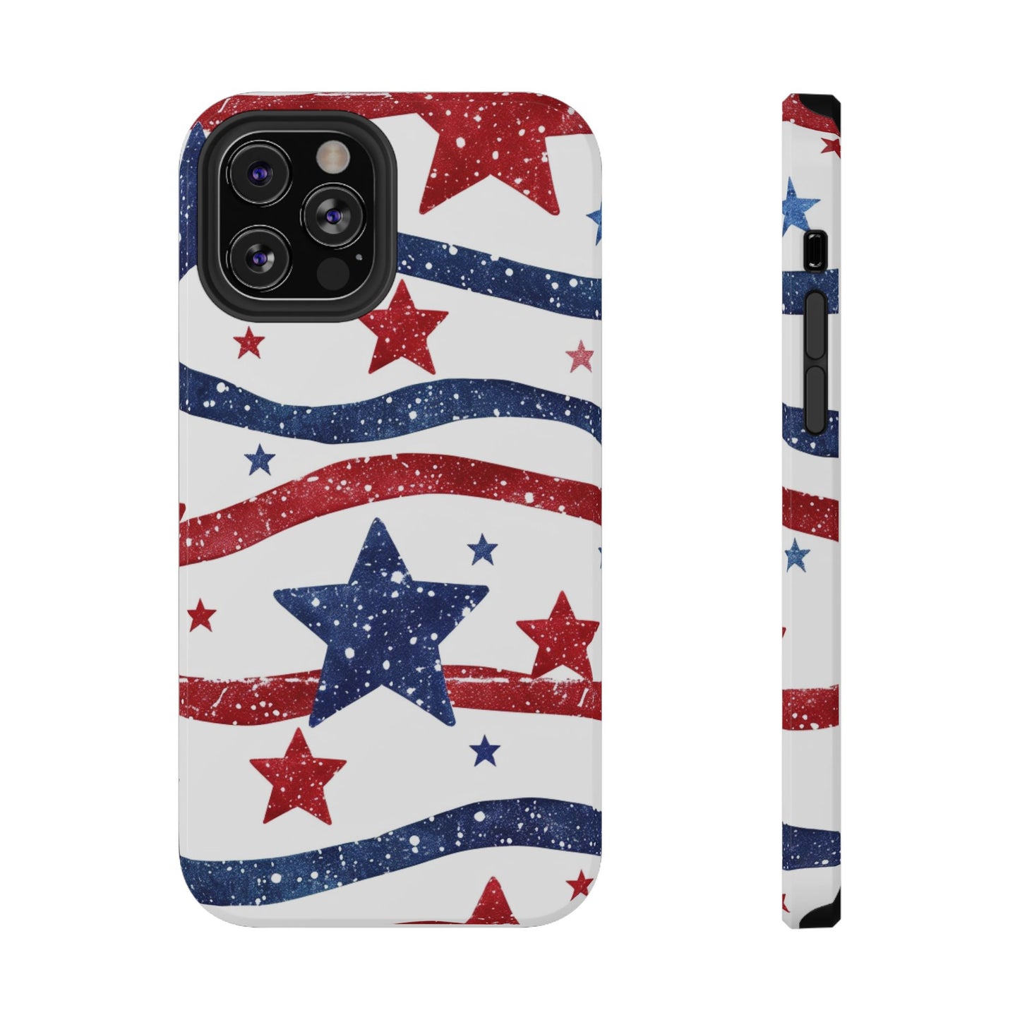 Stars & Stripes Design Impact-Resistant Phone Case