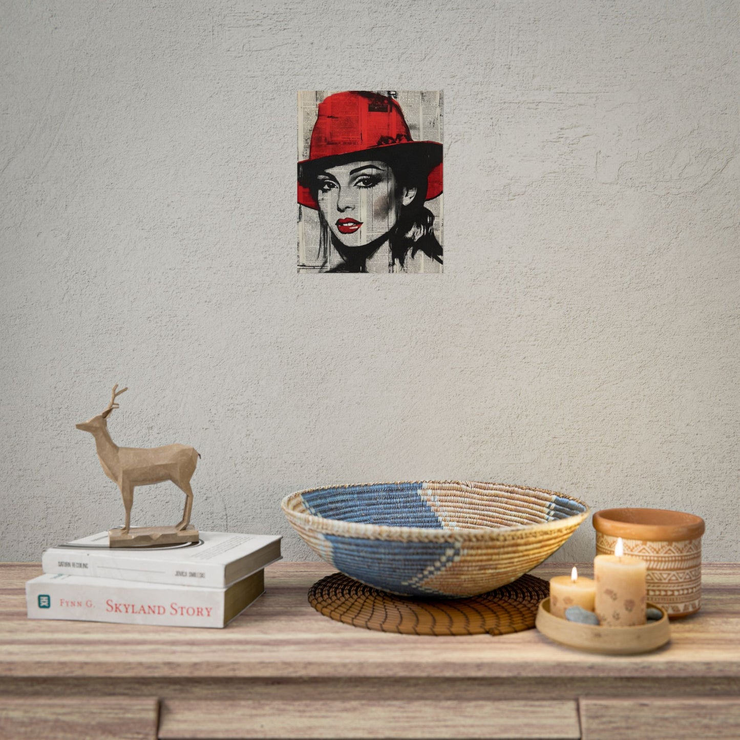 Retro Pop Culture woman 4 - Vintage poster, Wall Art