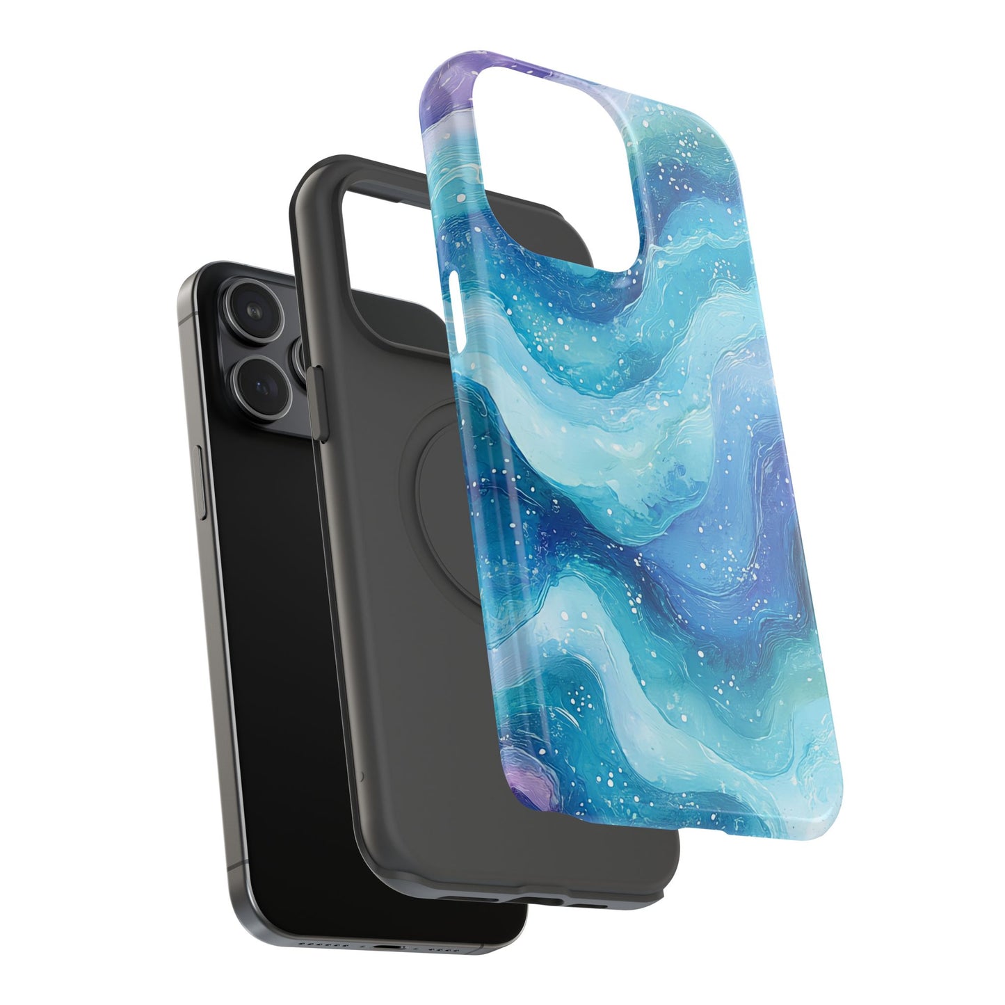 Ocean Wave Impact-Resistant Phone Case - Stylish and Durable Design