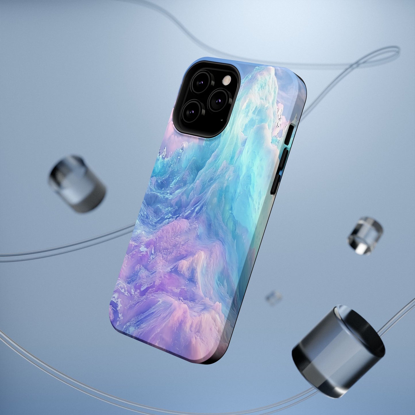 Phone Case - Colorful Abstract Waves Design