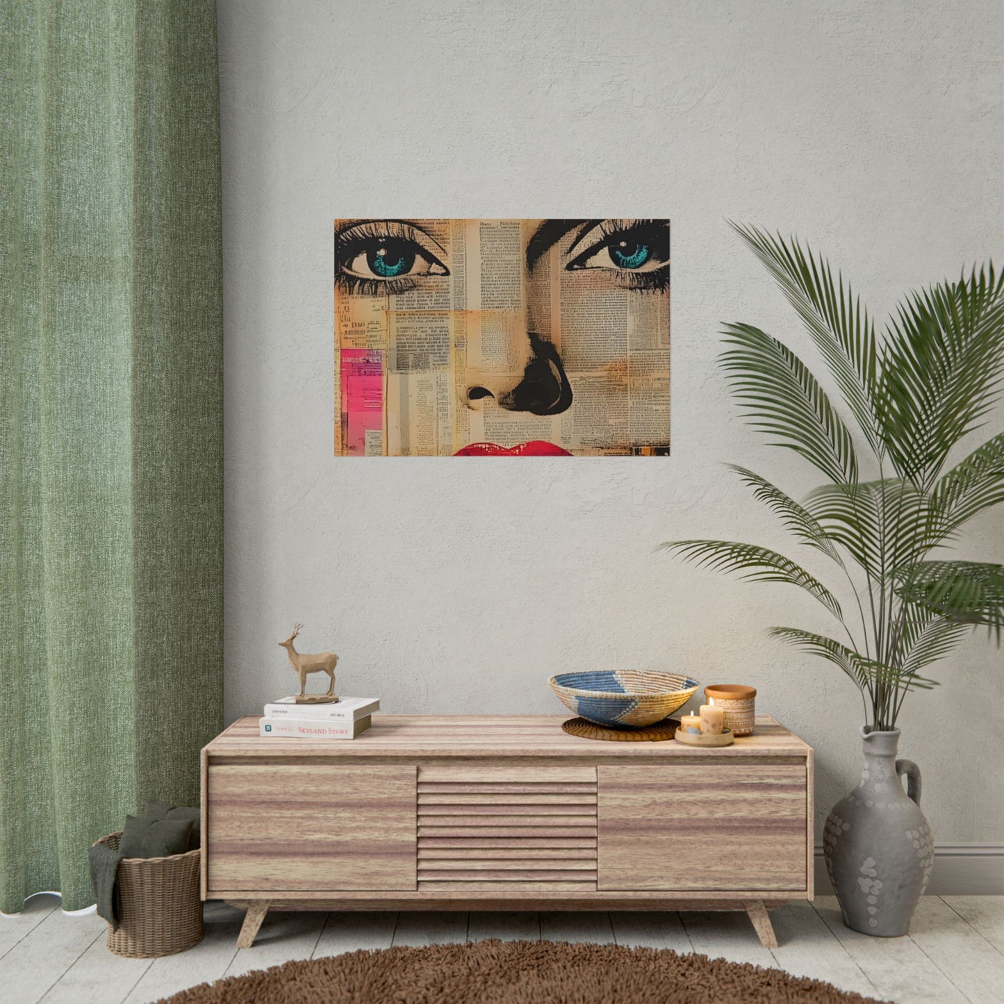 Retro Pop Culture Woman Poster 13 , Comic Wall Art