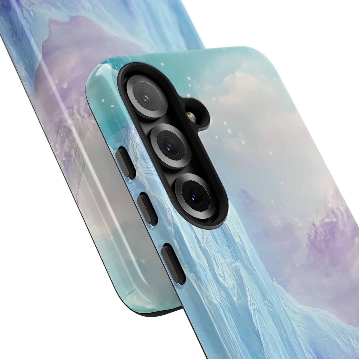Artistic Phone Case with Iceberg Design