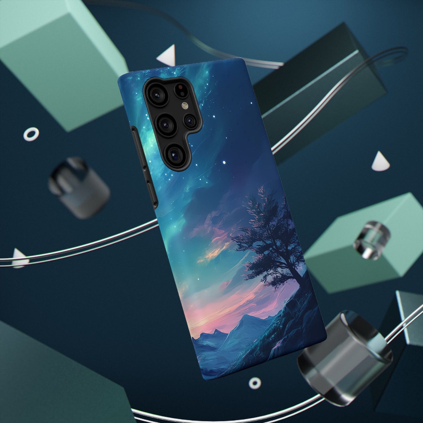 Stunning Galaxy Tree Impact-Resistant Phone Case
