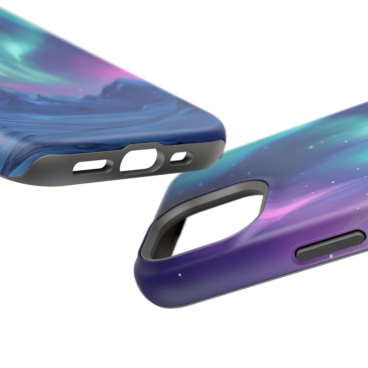 Aurora Borealis Impact-Resistant Phone Case - Colorful Northern Lights Design-2