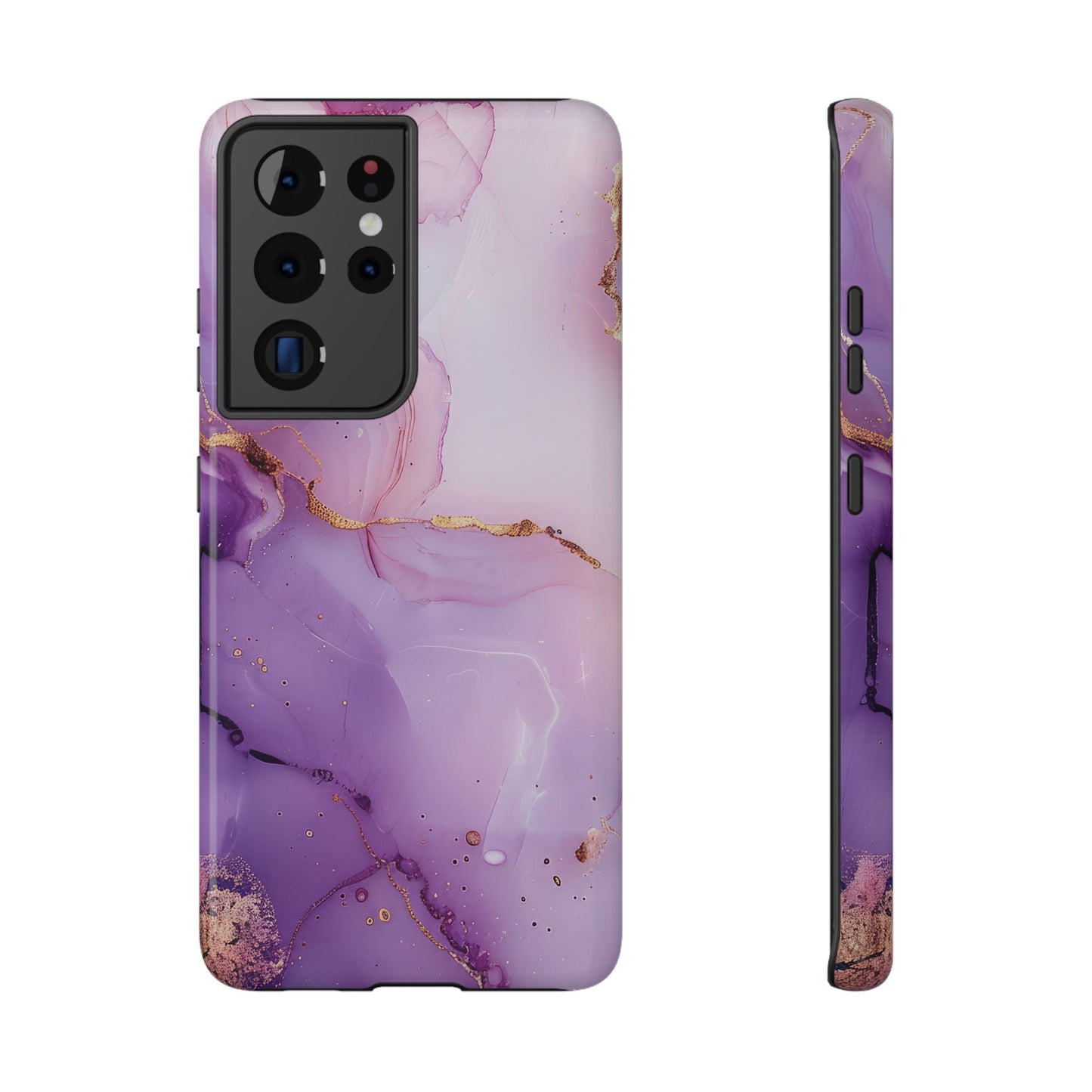 Elegant Purple Marble iPhone Case