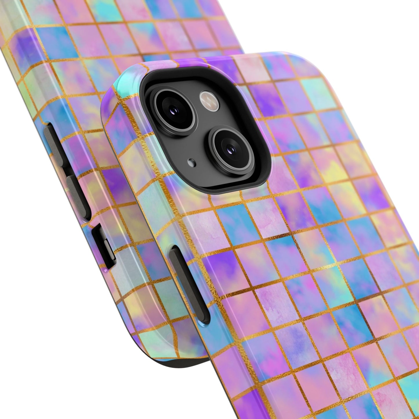 Colorful Mosaic Impact-Resistant Phone Case