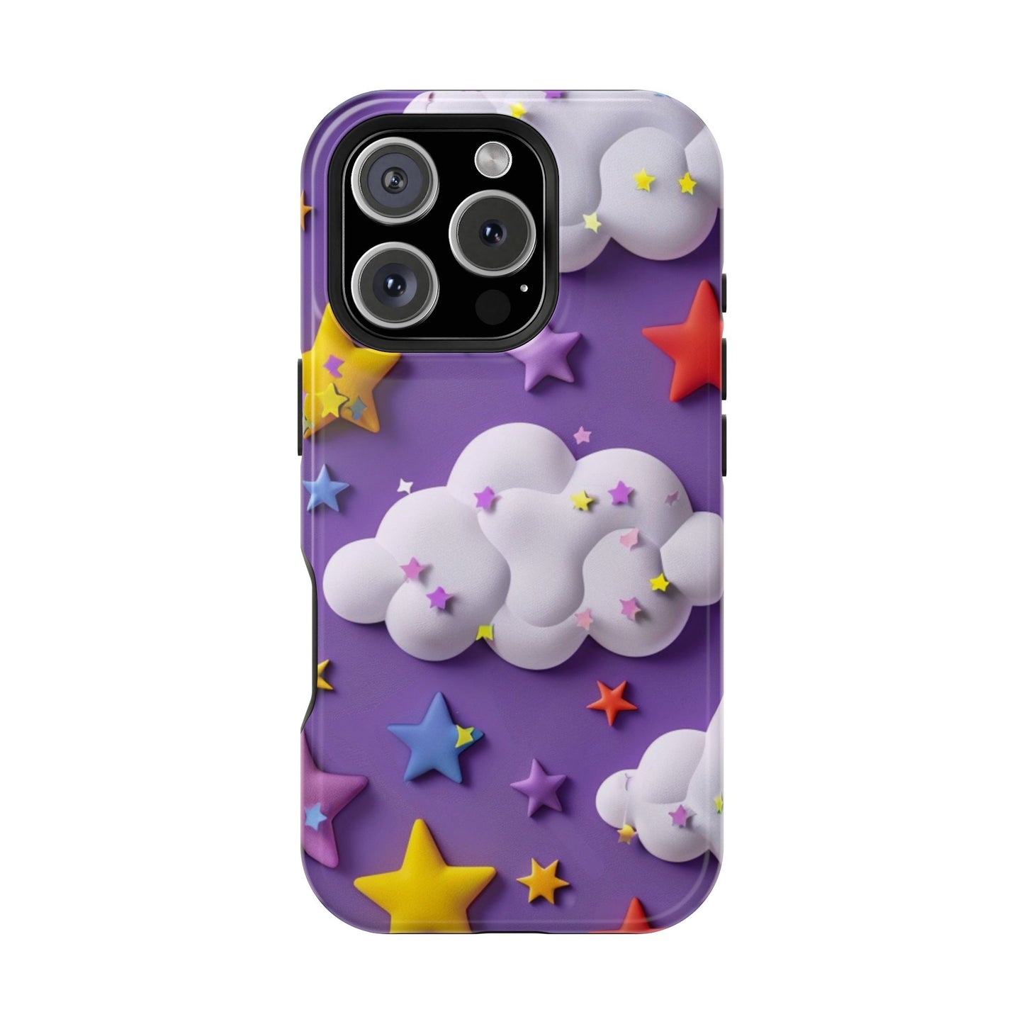Colorful Cloud & Star Phone Case
