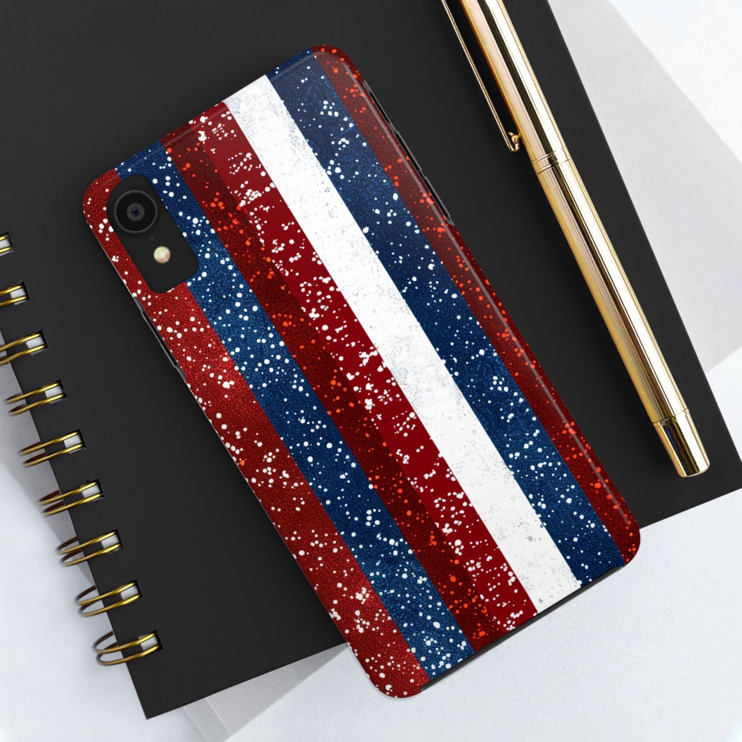 Patriotic Glitter Tough Phone Case