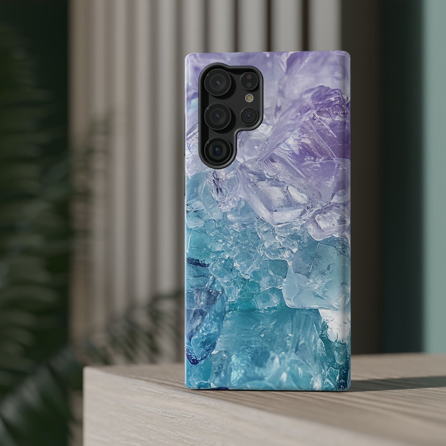 Crystal-Patterned Impact-Resistant Phone Case | Stylish Protection for Adventurers