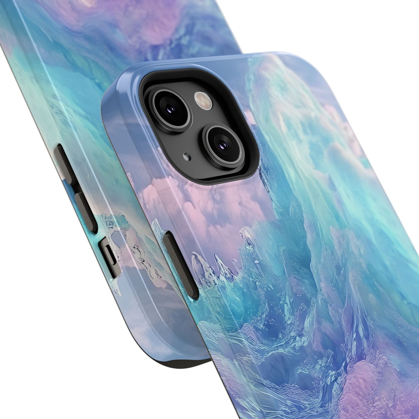 Phone Case - Colorful Abstract Waves Design