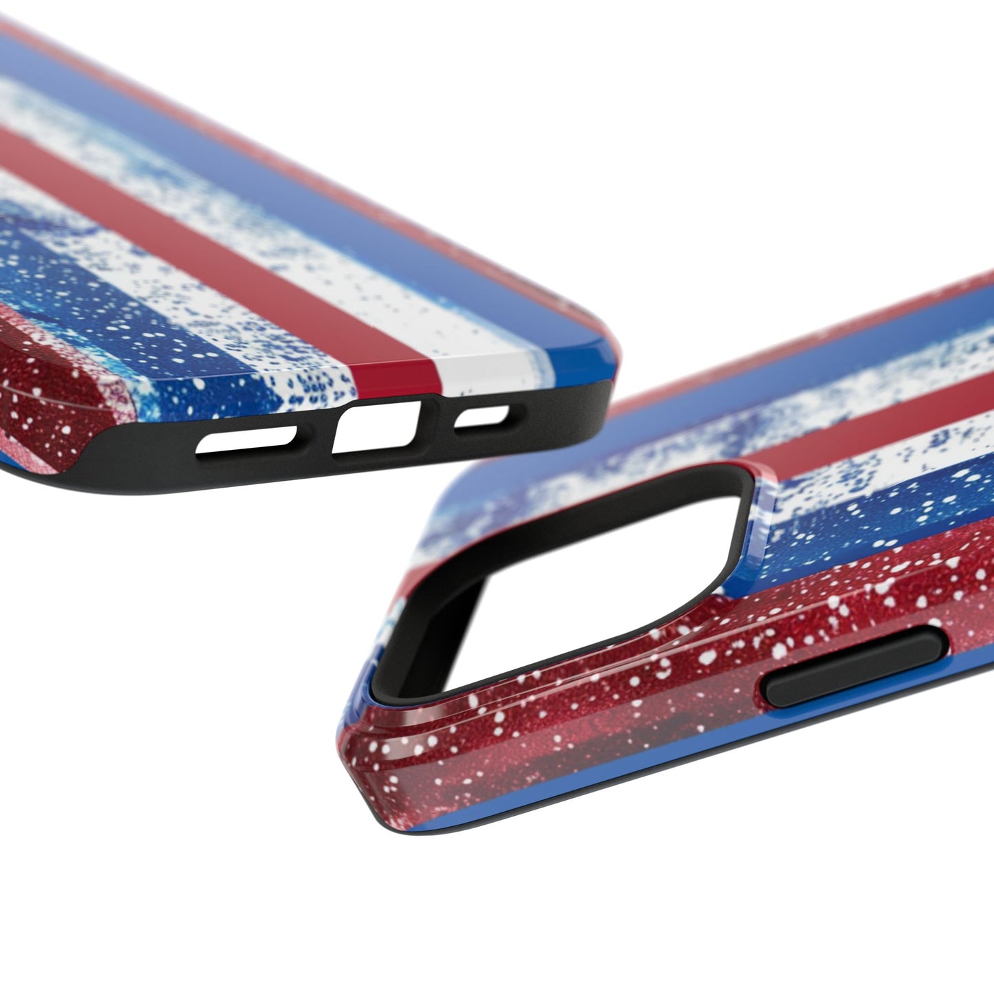 Patriotic Stripes Impact-Resistant Phone Case