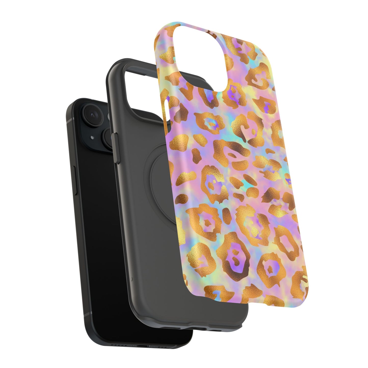 Leopard Print Impact-Resistant Phone Case