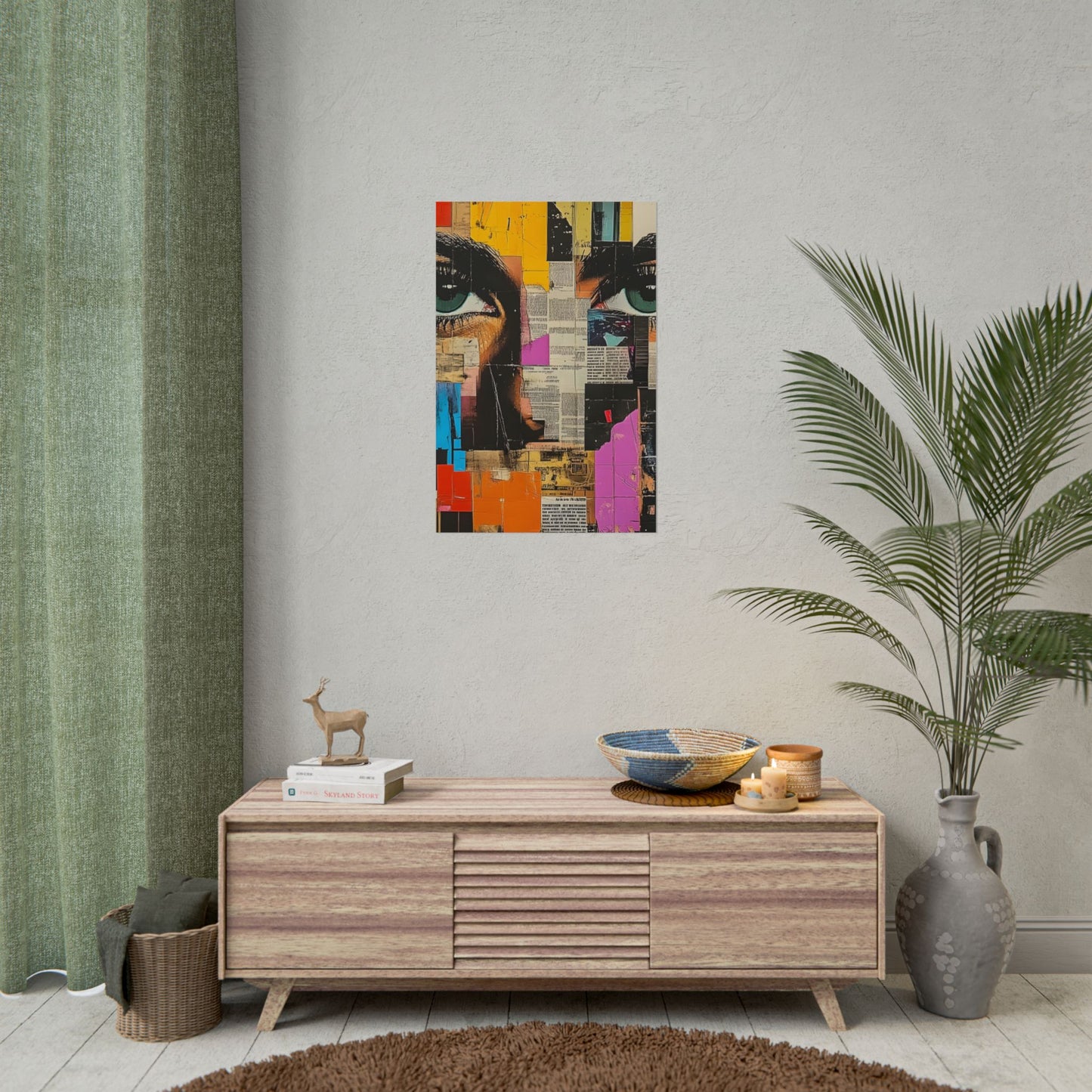 Wall Art Poster - Retro Pop Culture Woman 14 Comic Book Style