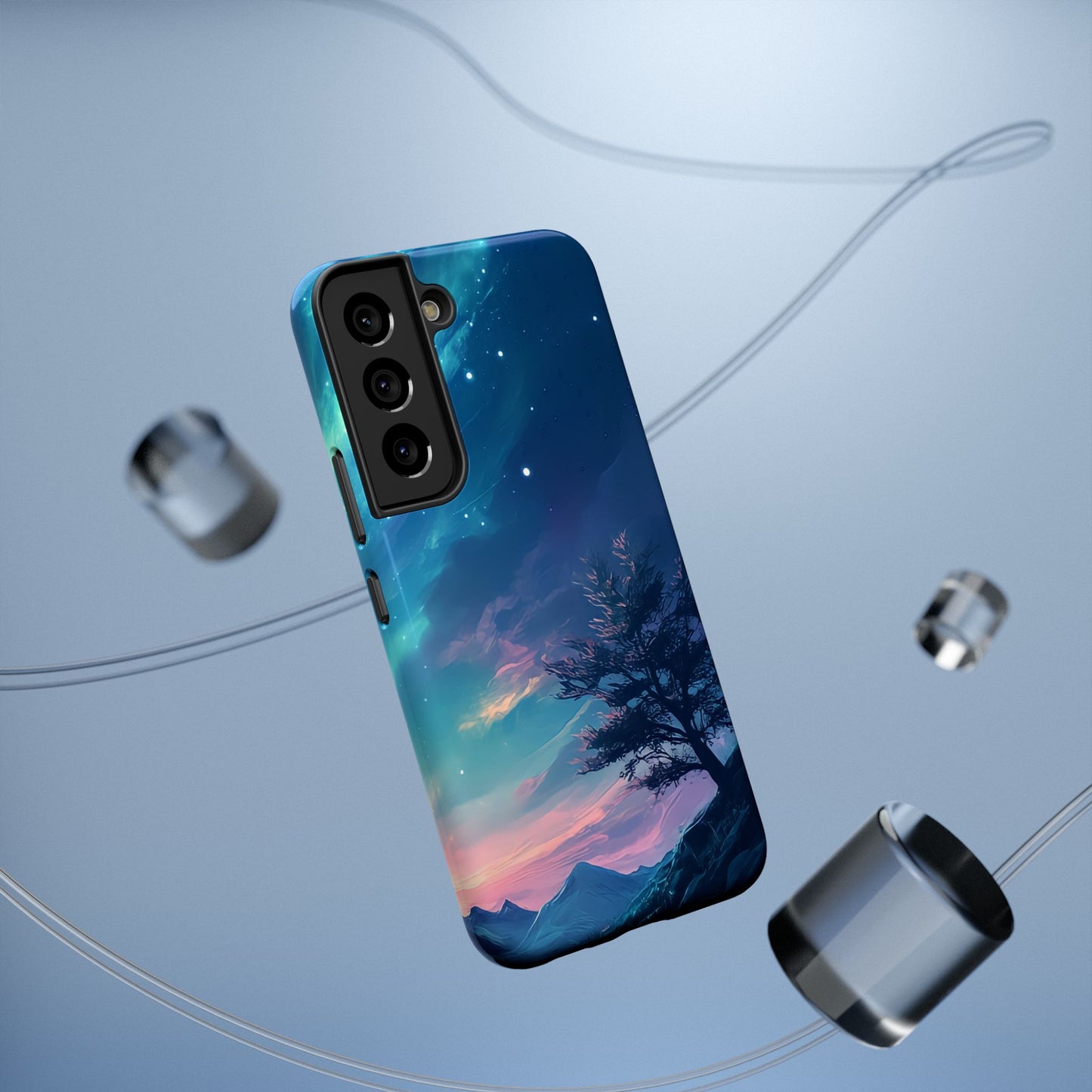 Stunning Galaxy Tree Impact-Resistant Phone Case