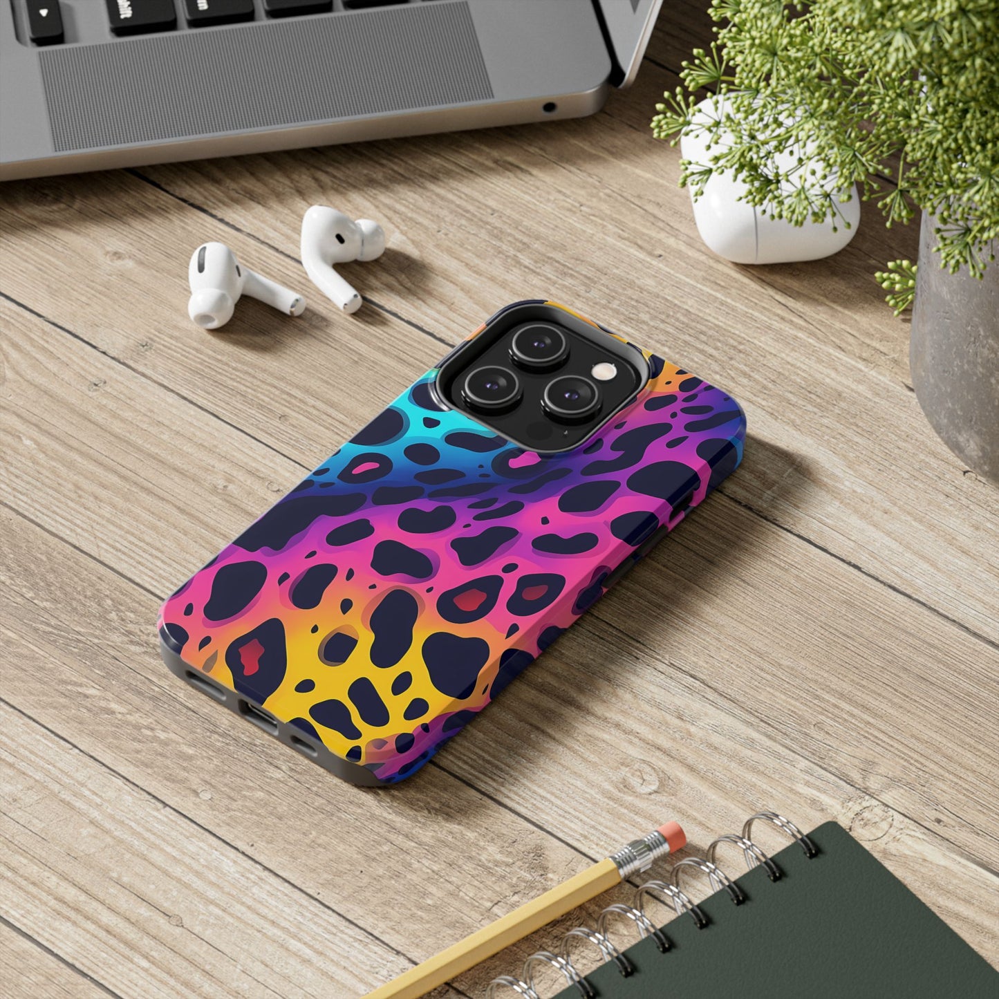 Colorful Animal Print, Stylish Protection for Girls
