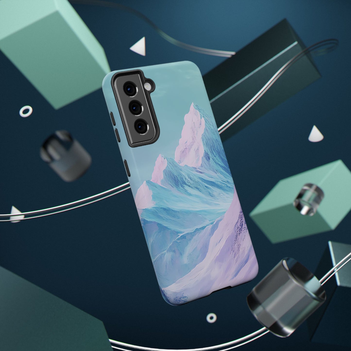 Mountain Landscape Phone Case - Impact-Resistant Protection for Nature Lovers