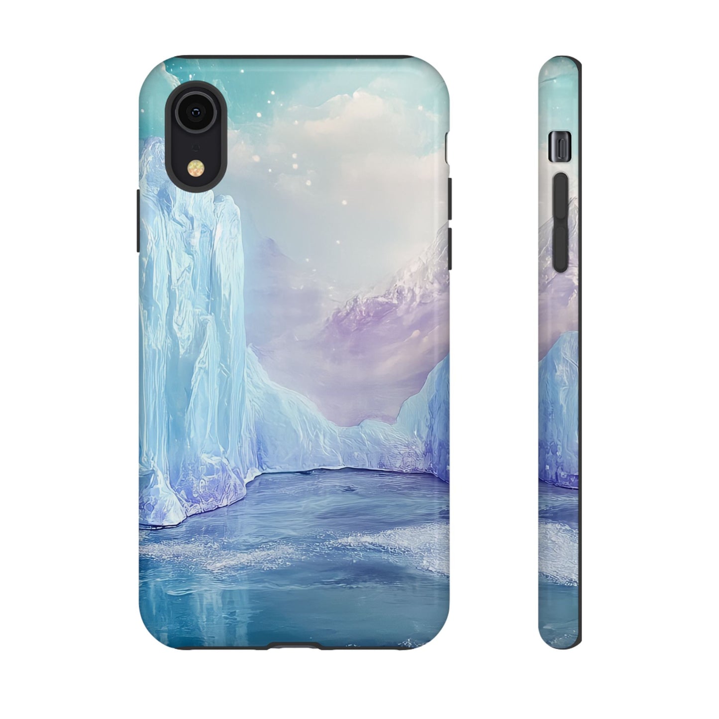 Artistic Phone Case with Iceberg Design