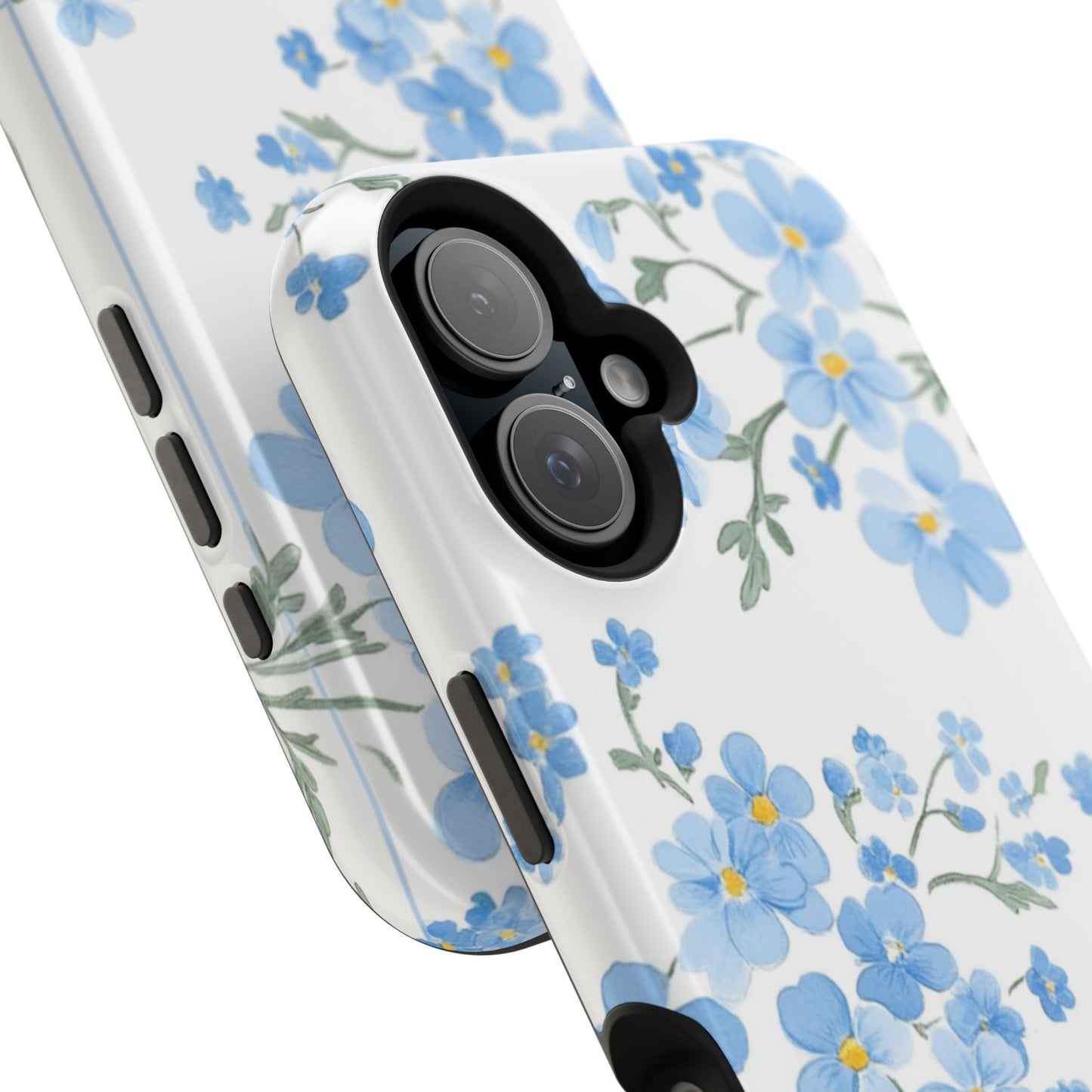 Blue Flower Design Floral Phone Case