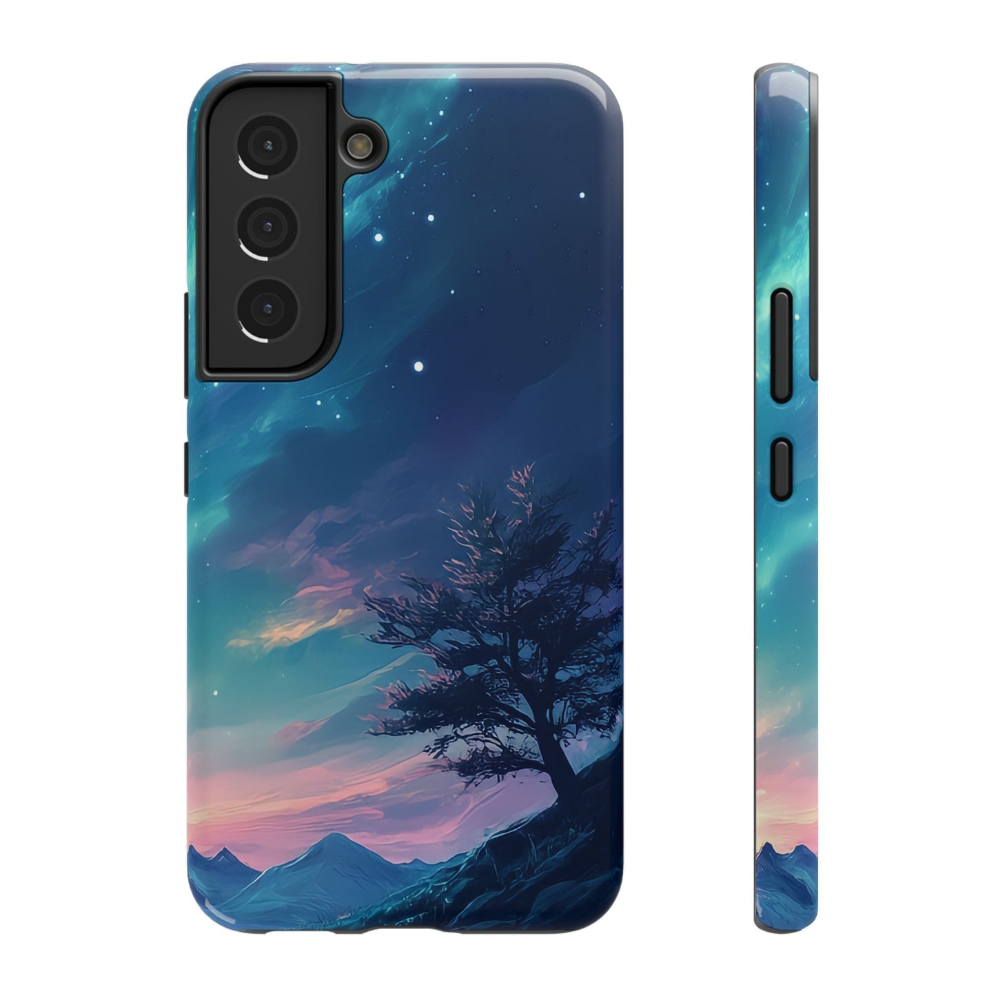 Stunning Galaxy Tree Impact-Resistant Phone Case