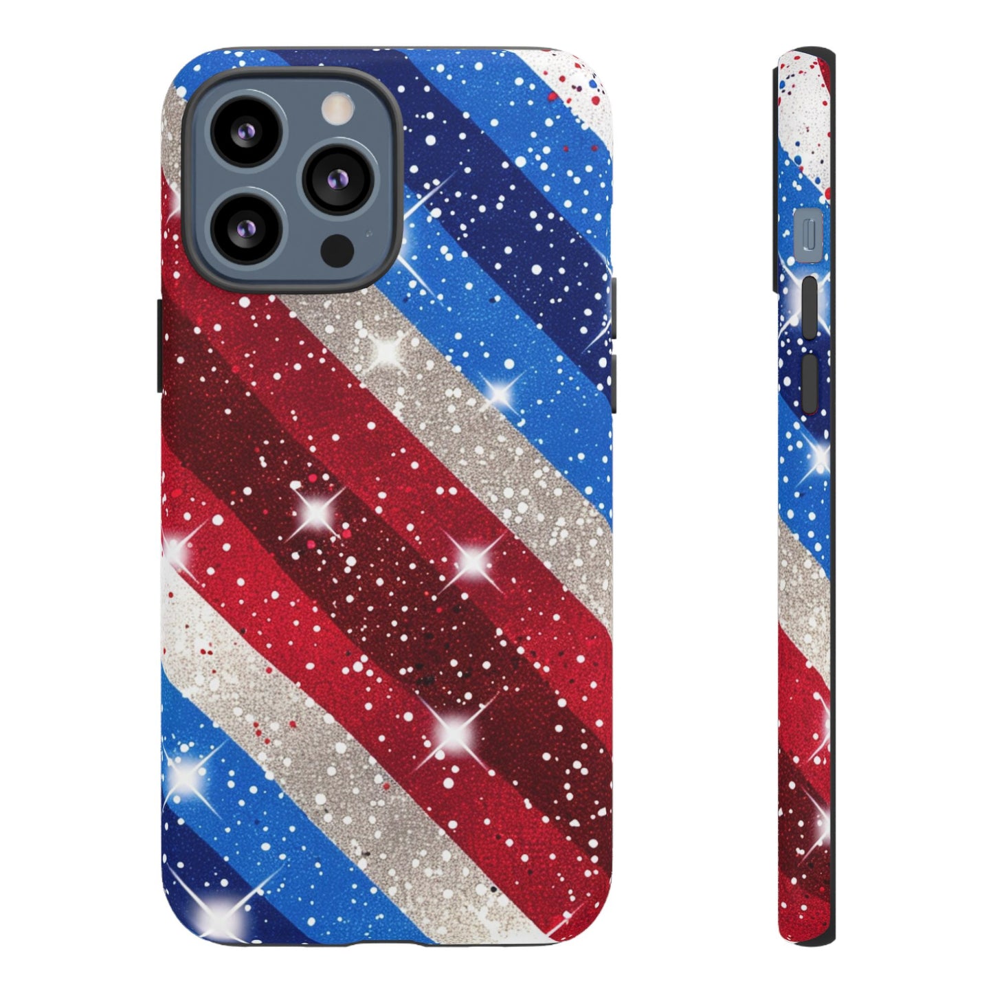 Glittery Patriotic Phone Case - Tough Cases
