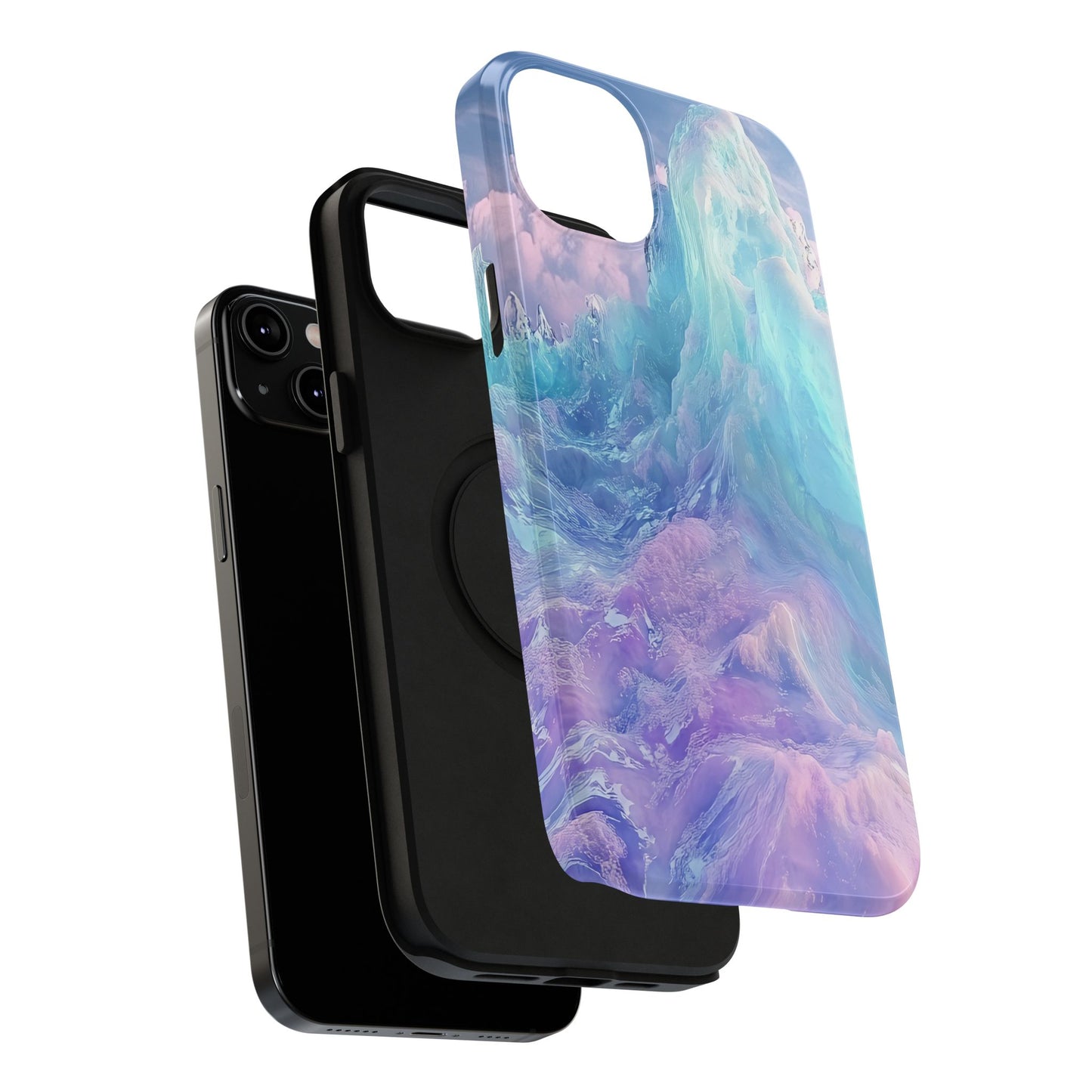 Phone Case - Colorful Abstract Waves Design