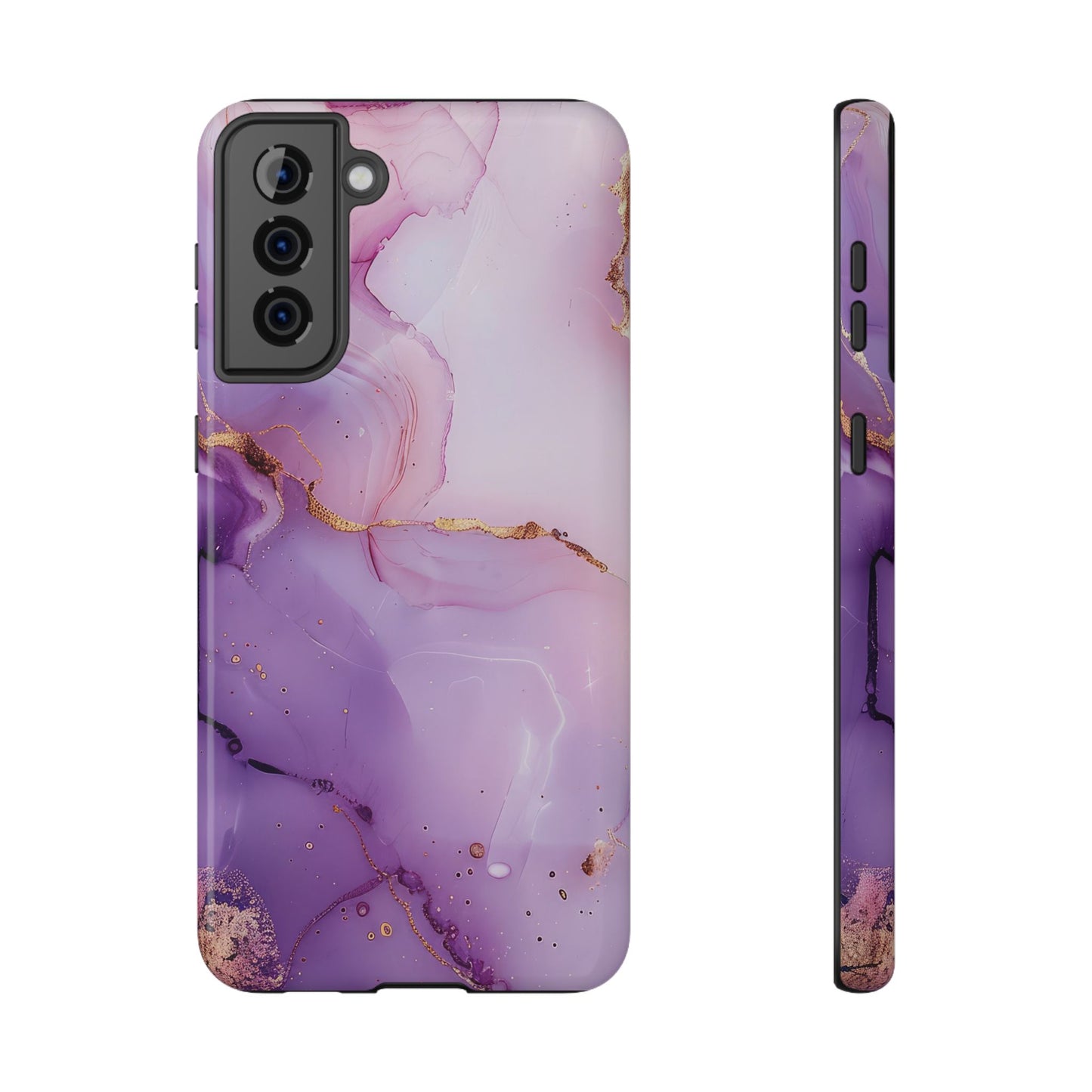 Elegant Purple Marble iPhone Case