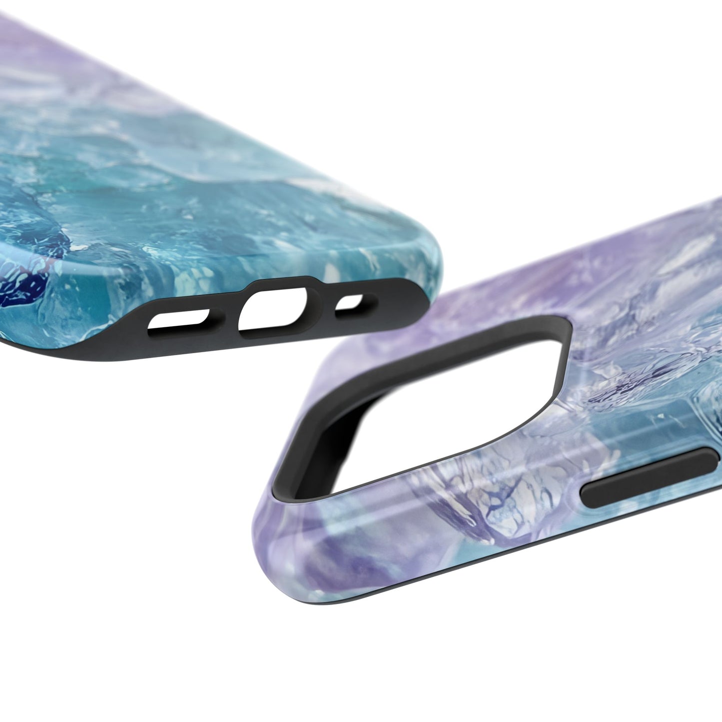 Crystal-Patterned Impact-Resistant Phone Case | Stylish Protection for Adventurers