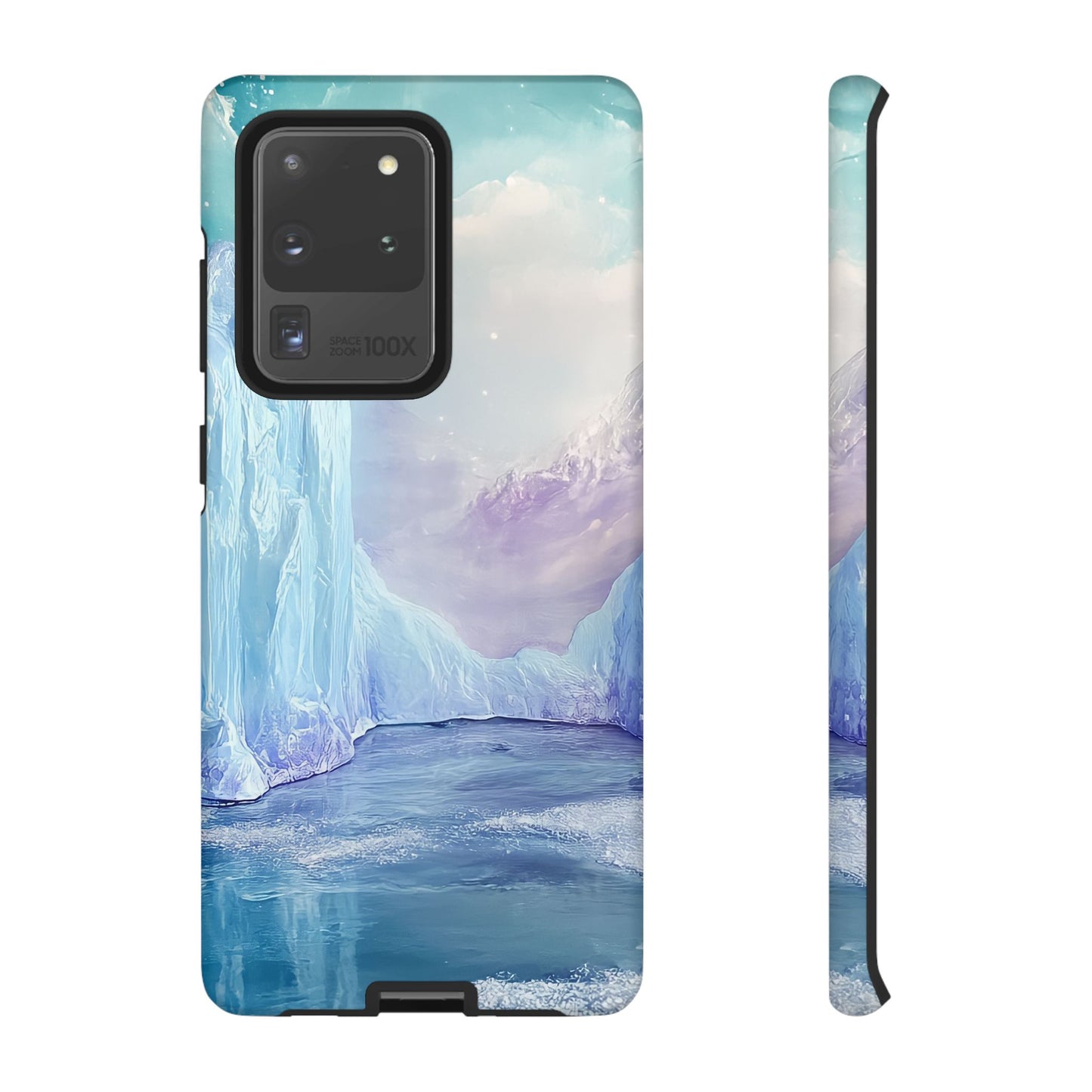 Artistic Phone Case with Iceberg Design