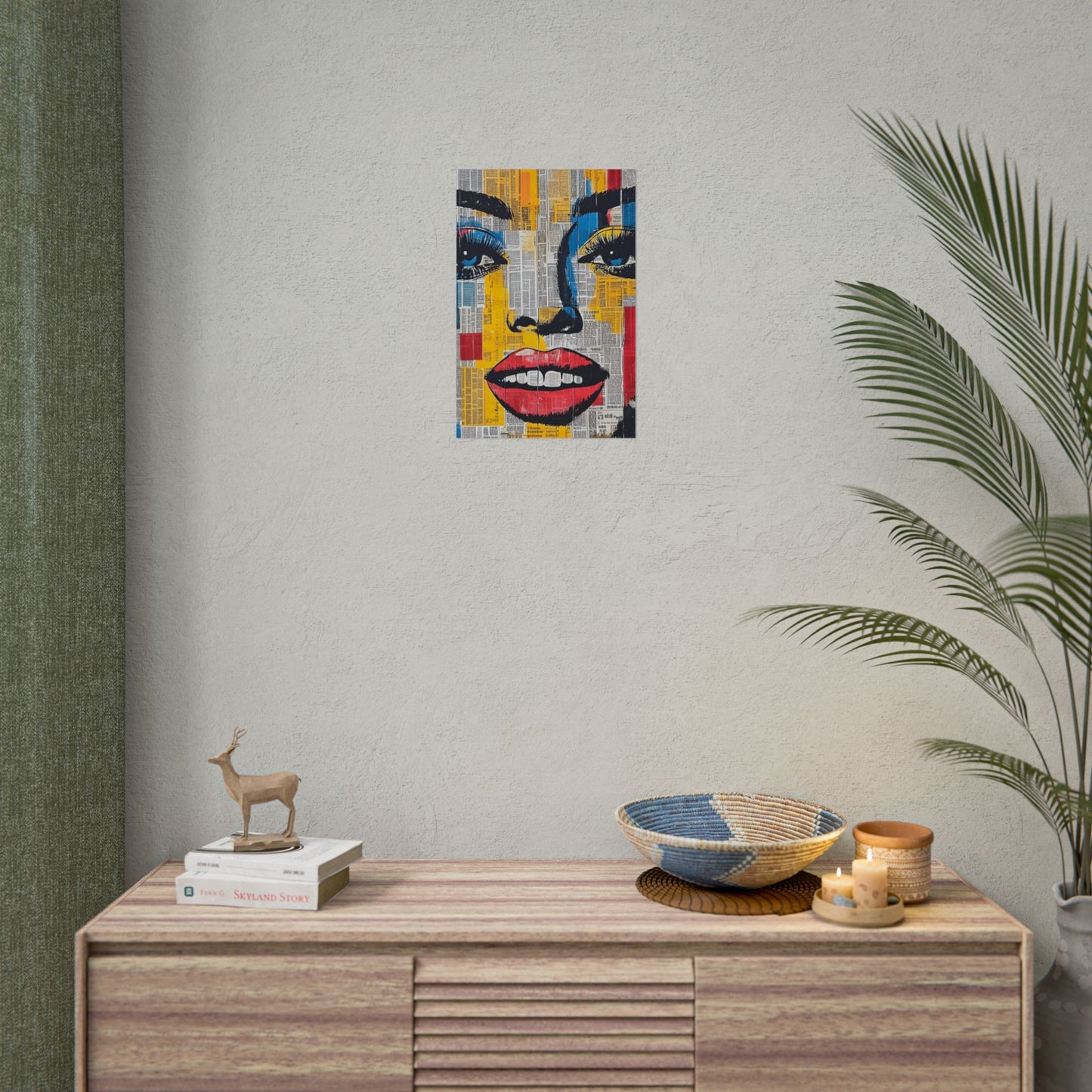 Poster Wall Art - Retro Pop Culture Woman 18 Comic Book Style