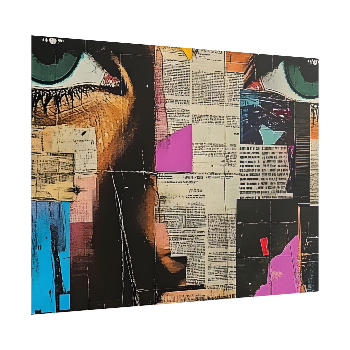 Wall Art Poster - Retro Pop Culture Woman 14 Comic Book Style