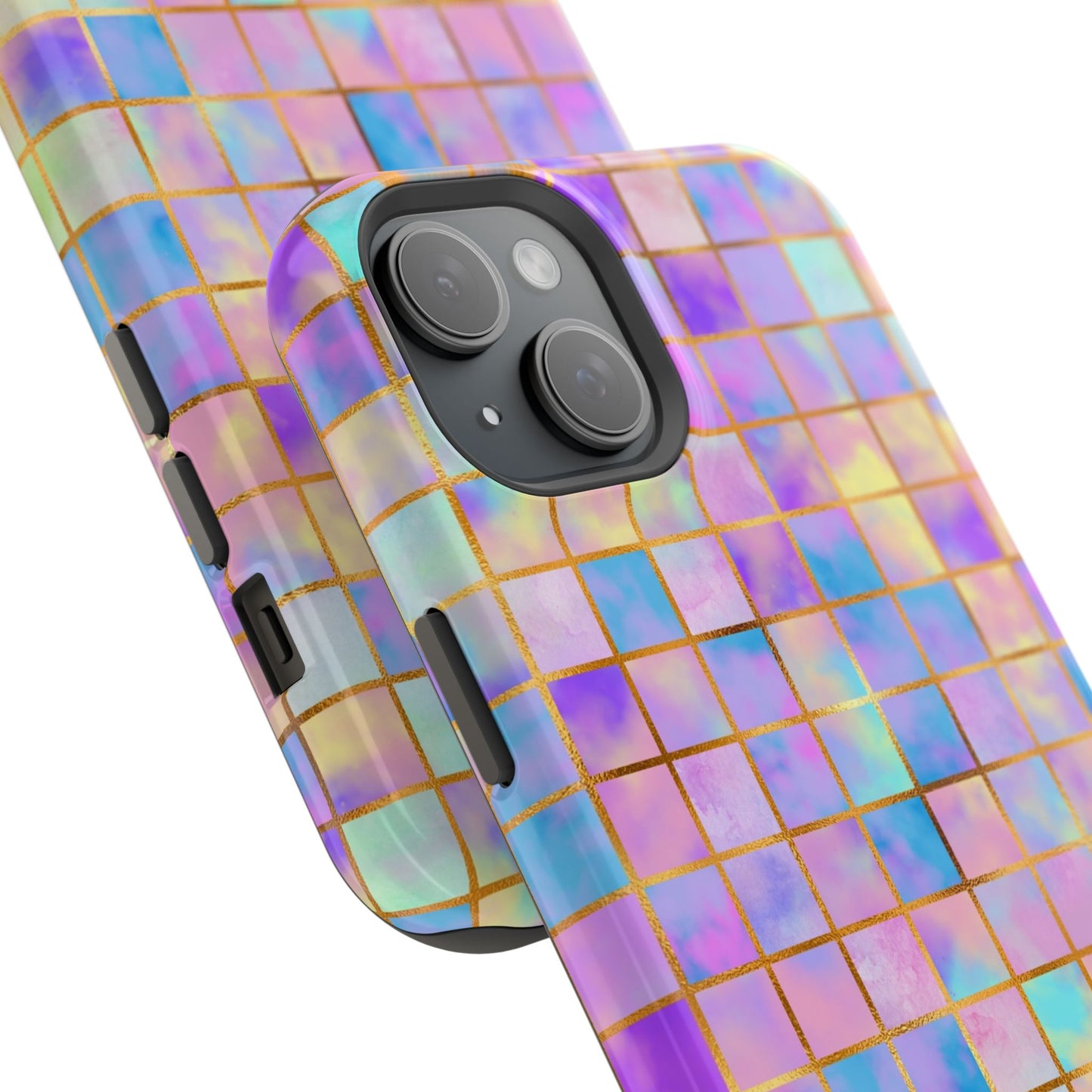 Colorful Mosaic Impact-Resistant Phone Case
