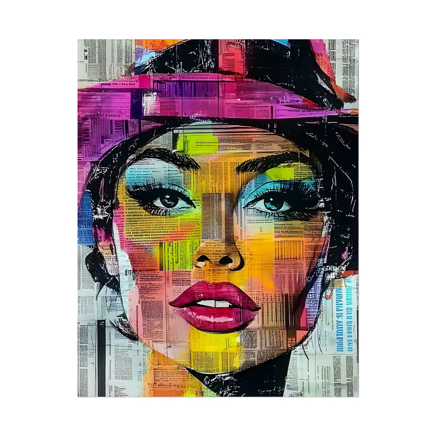 Retro Pop Culture Woman 9 - Wall Art, Retro Art